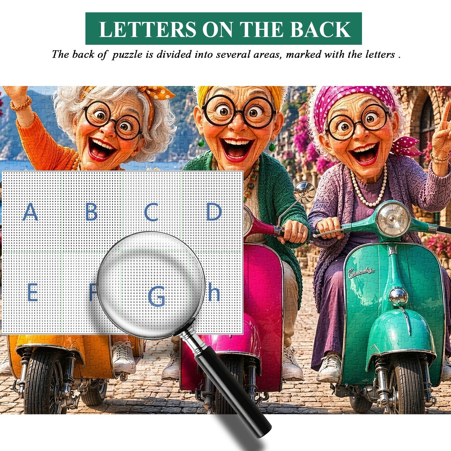 Puzzle 1000 pièces Scooter Squad