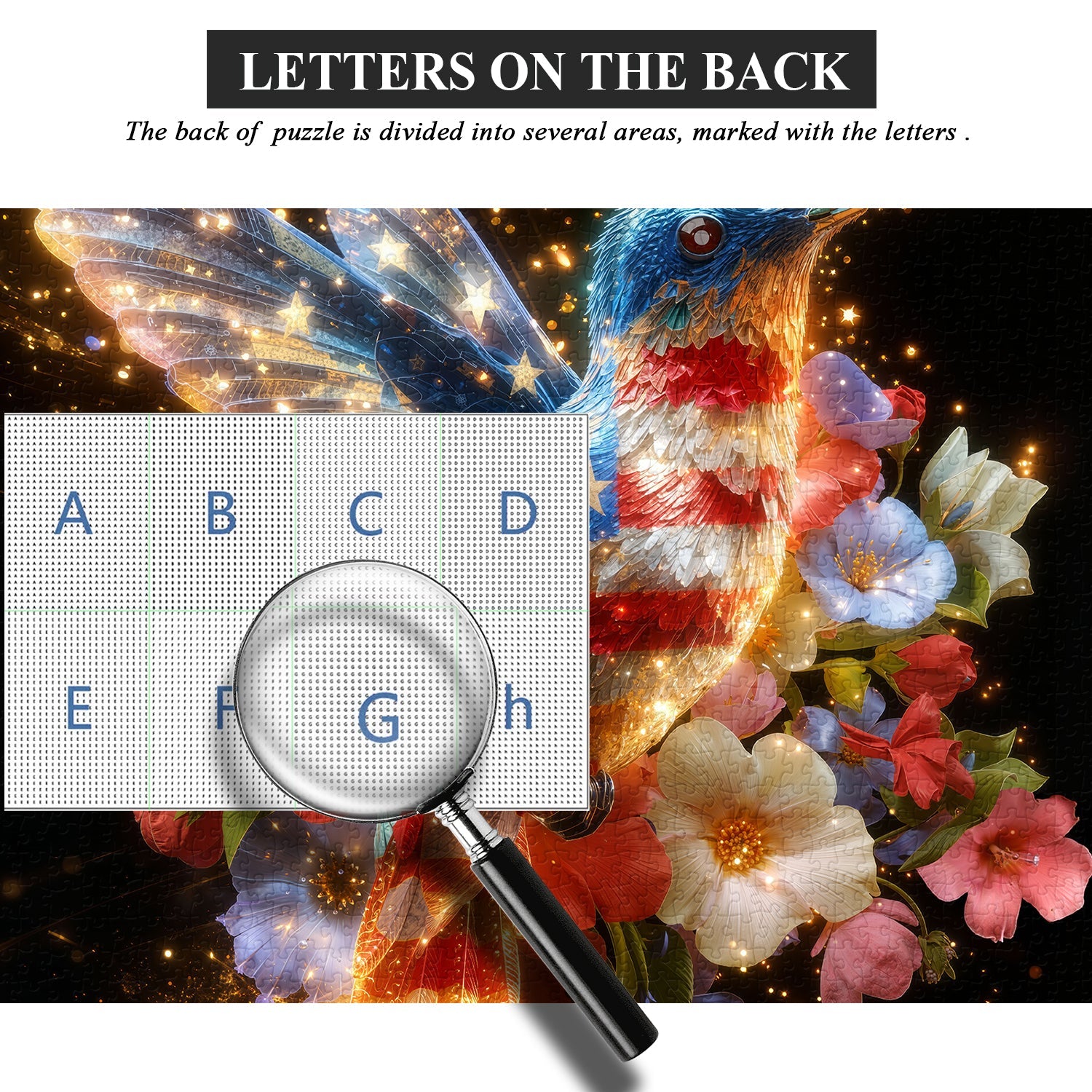 Freedom Hummingbird Jigsaw Puzzle 1000 Pieces