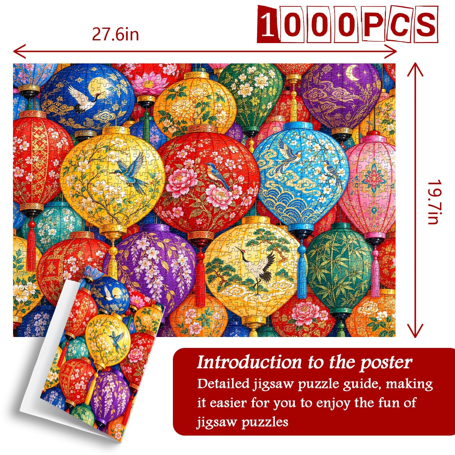 Lantern Fest Glow Jigsaw Puzzle 1000 Piece