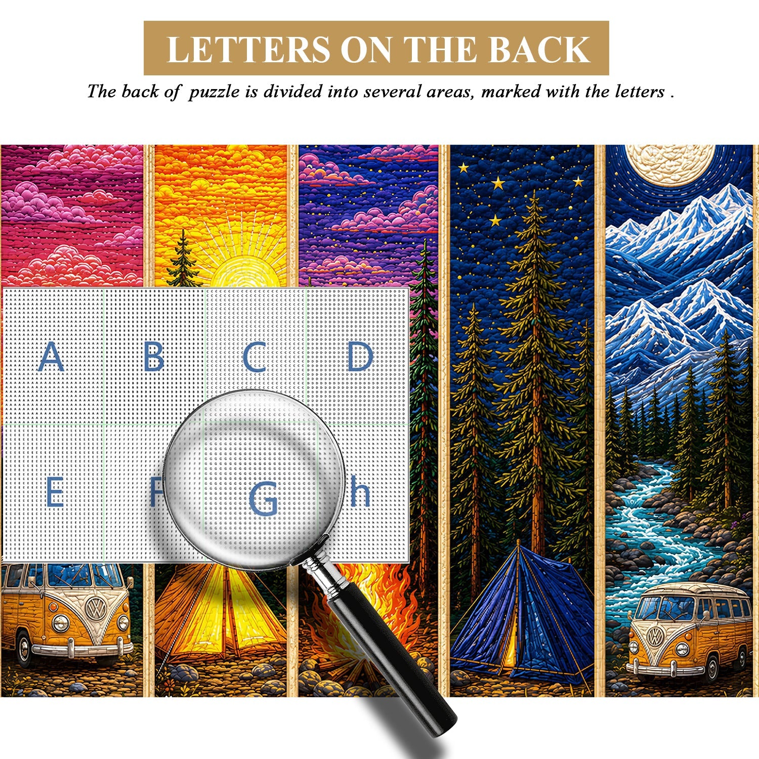 Five-Panel Journey Jigsaw Puzzle 1000 Piece