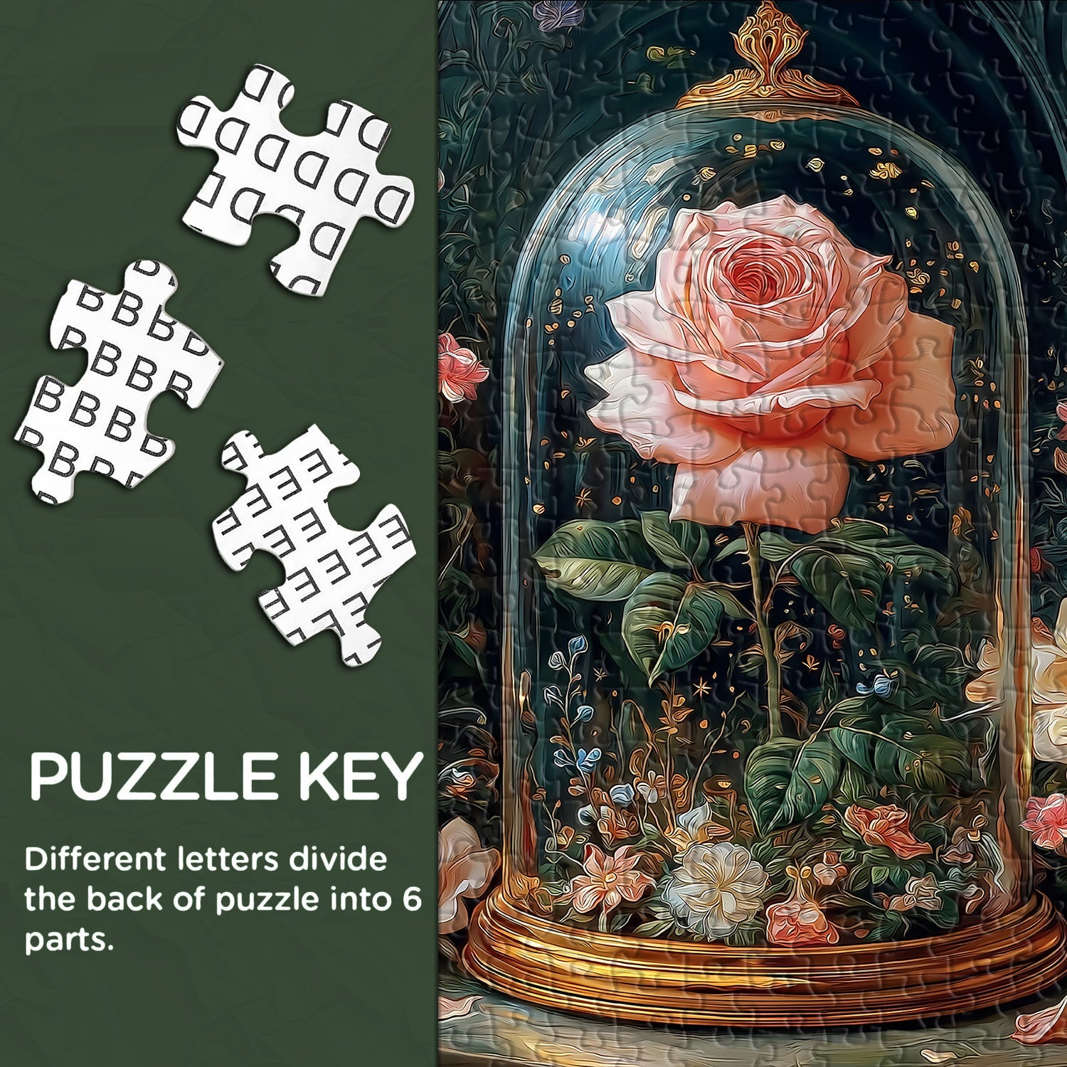 Rose Dome Jigsaw Puzzle 1000 Pieces