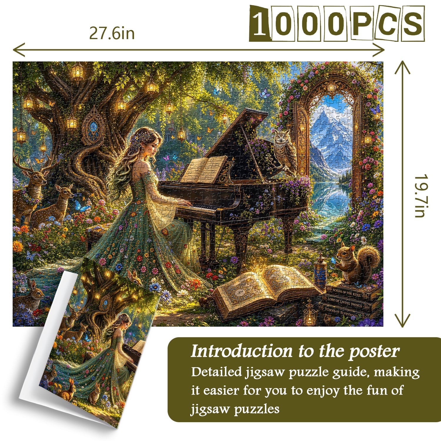 Enchanted Piano Tune Jigsaw Puzzle 1000 Pieces