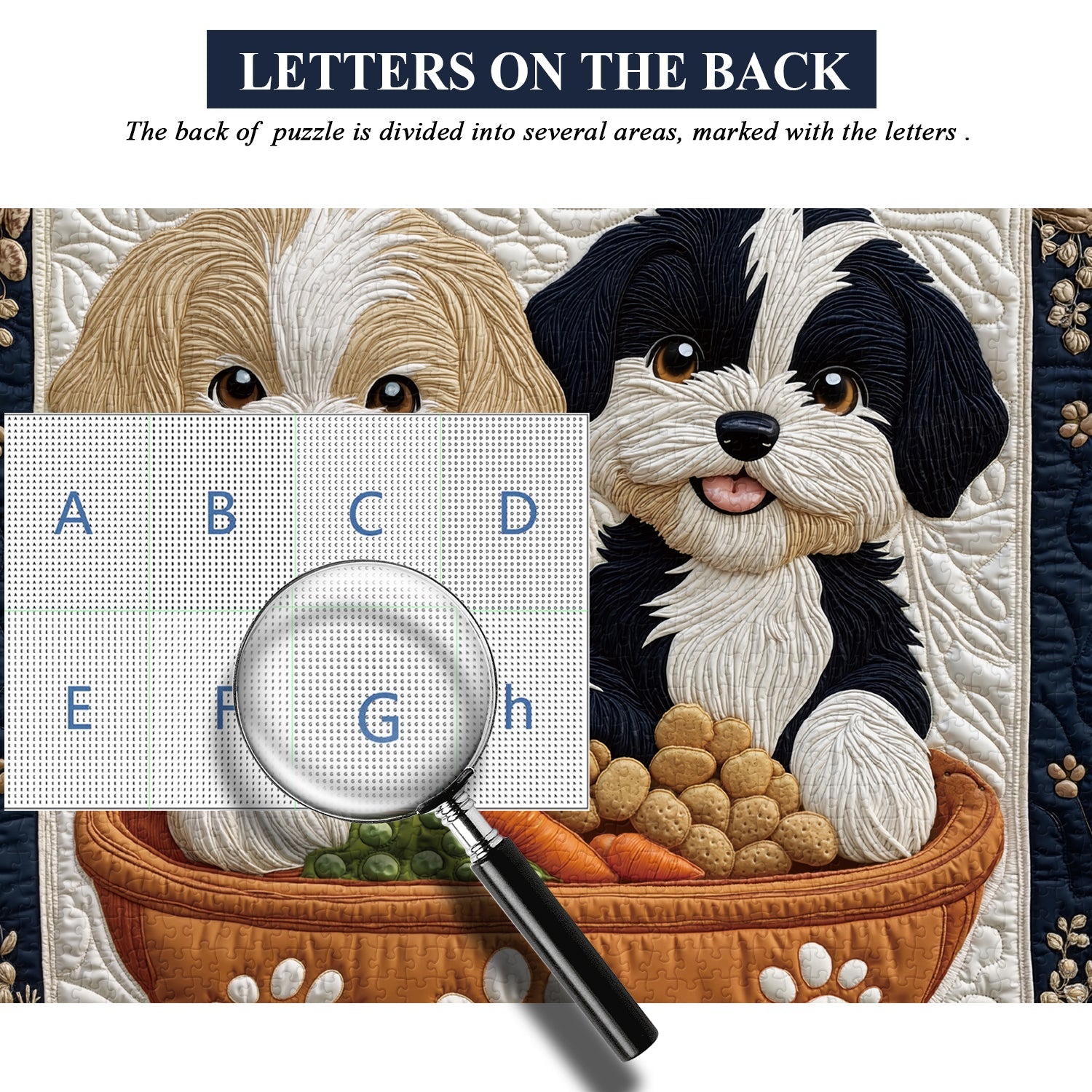 Puppy Feast Jigsaw Puzzle 1000 Piece