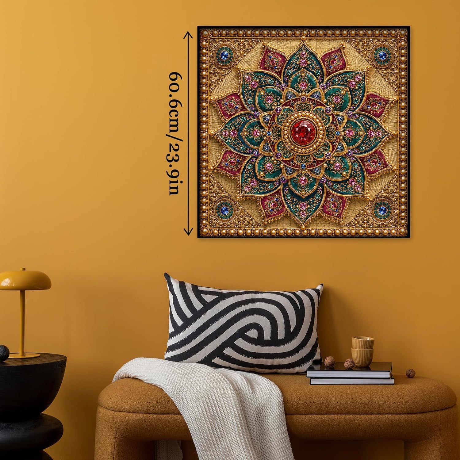 Gem Mandala Jigsaw Puzzle 1000 Pieces