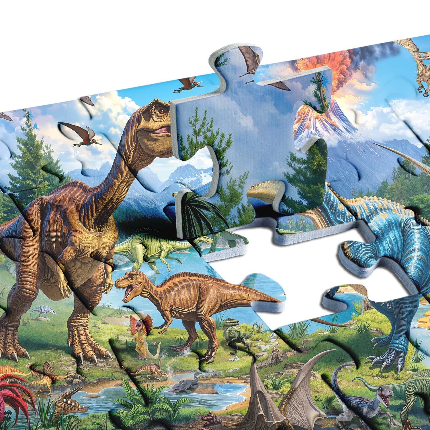 Roaring Volcano Jigsaw Puzzle 1000 Pieces