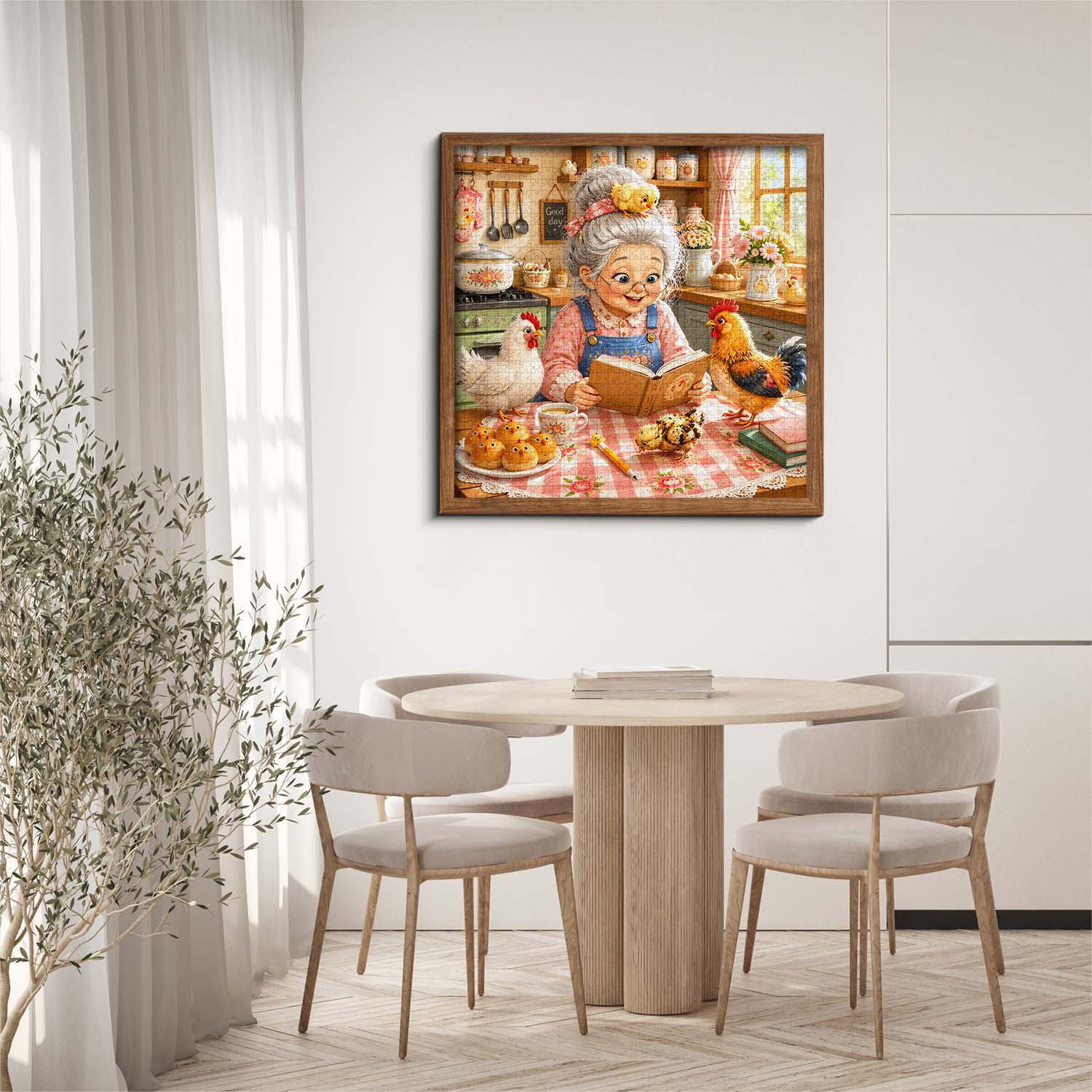 Grandma’s Chicken Kitchen Jigsaw Puzzle 1000 Pieces