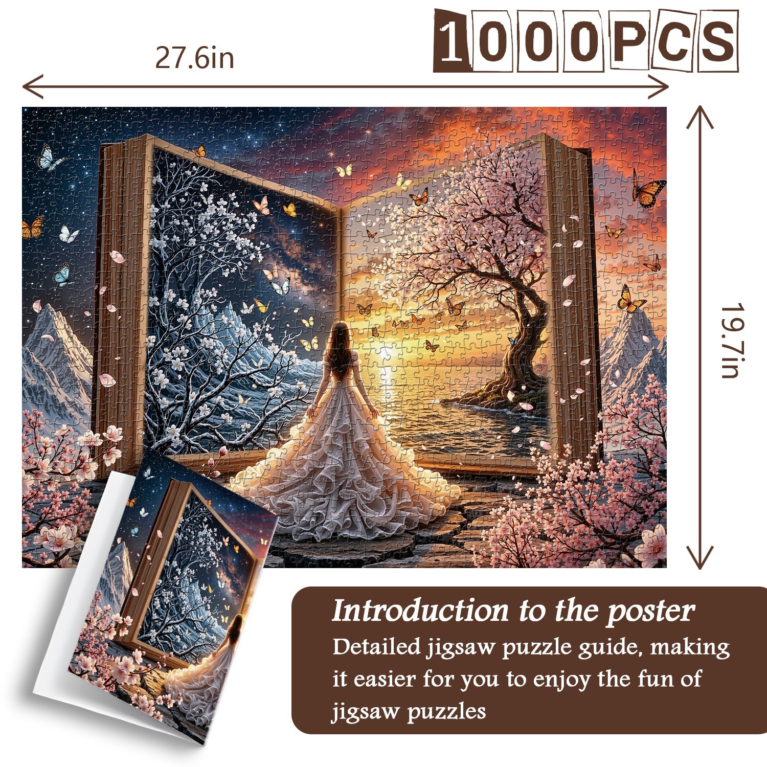 Silhouette Verse Jigsaw Puzzle 1000 Pieces