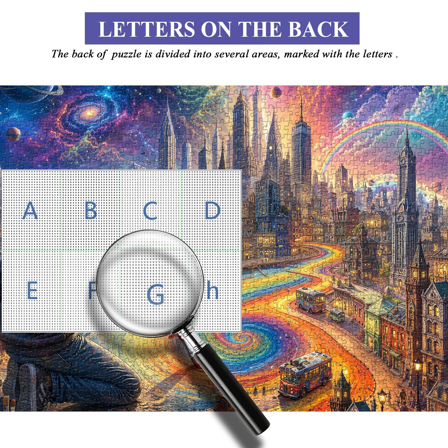 Dream‑Brush City Jigsaw Puzzle 1000 Piece