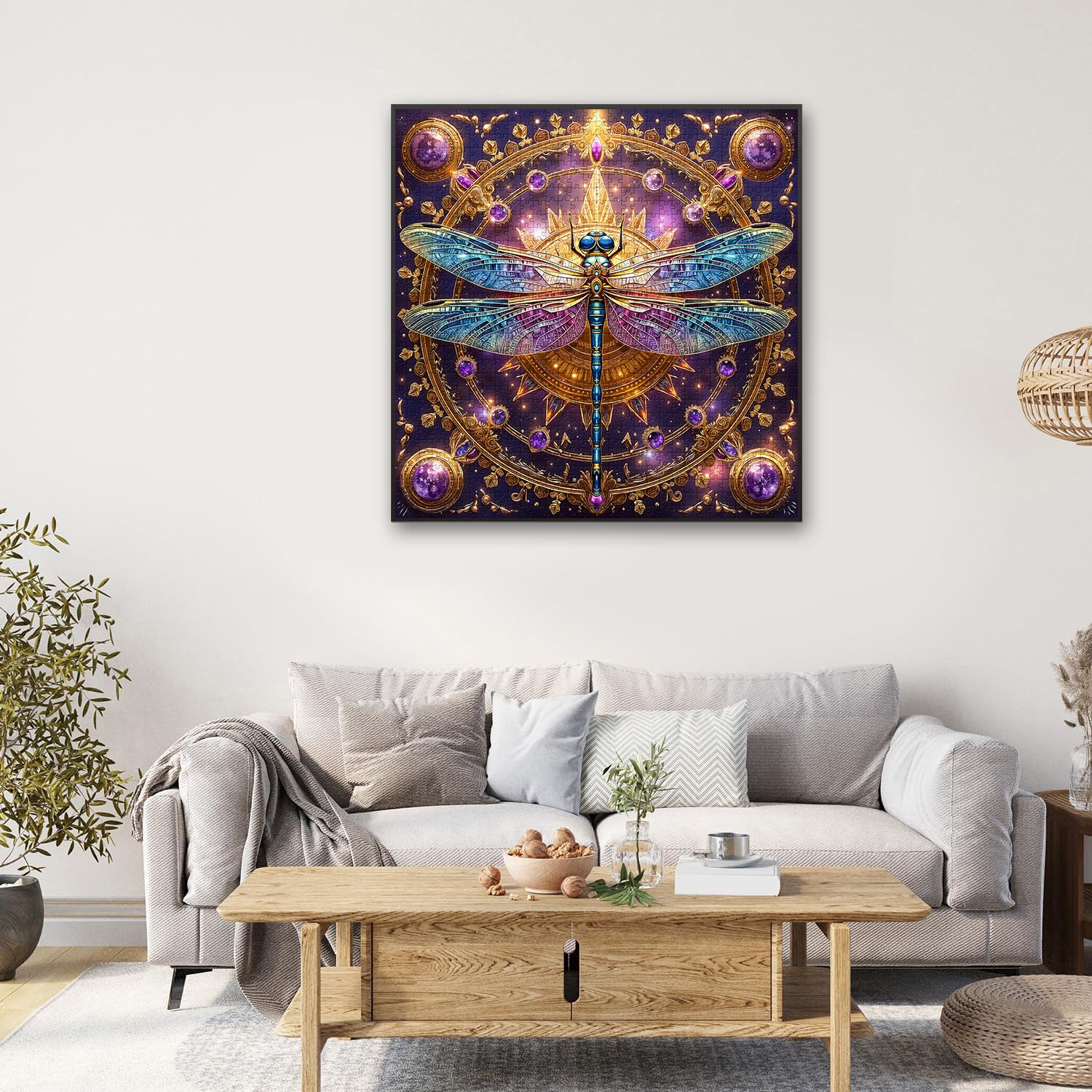 Starry Sky Dragonfly Jigsaw Puzzle 1000 Pieces