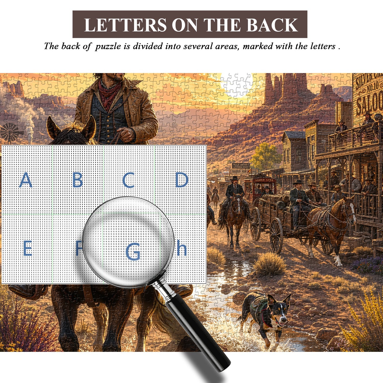 Sunset Rider Jigsaw Puzzle 1000 Piece