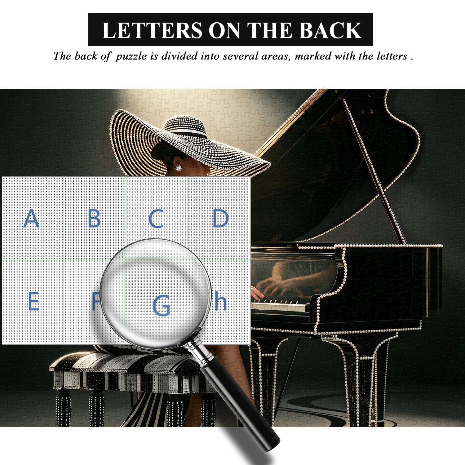 Spotlight Pianist Jigsaw Puzzle 1000 Piece