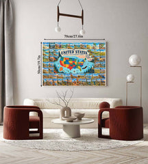 American Travel Collection Jigsaw Puzzle 1000 Piece