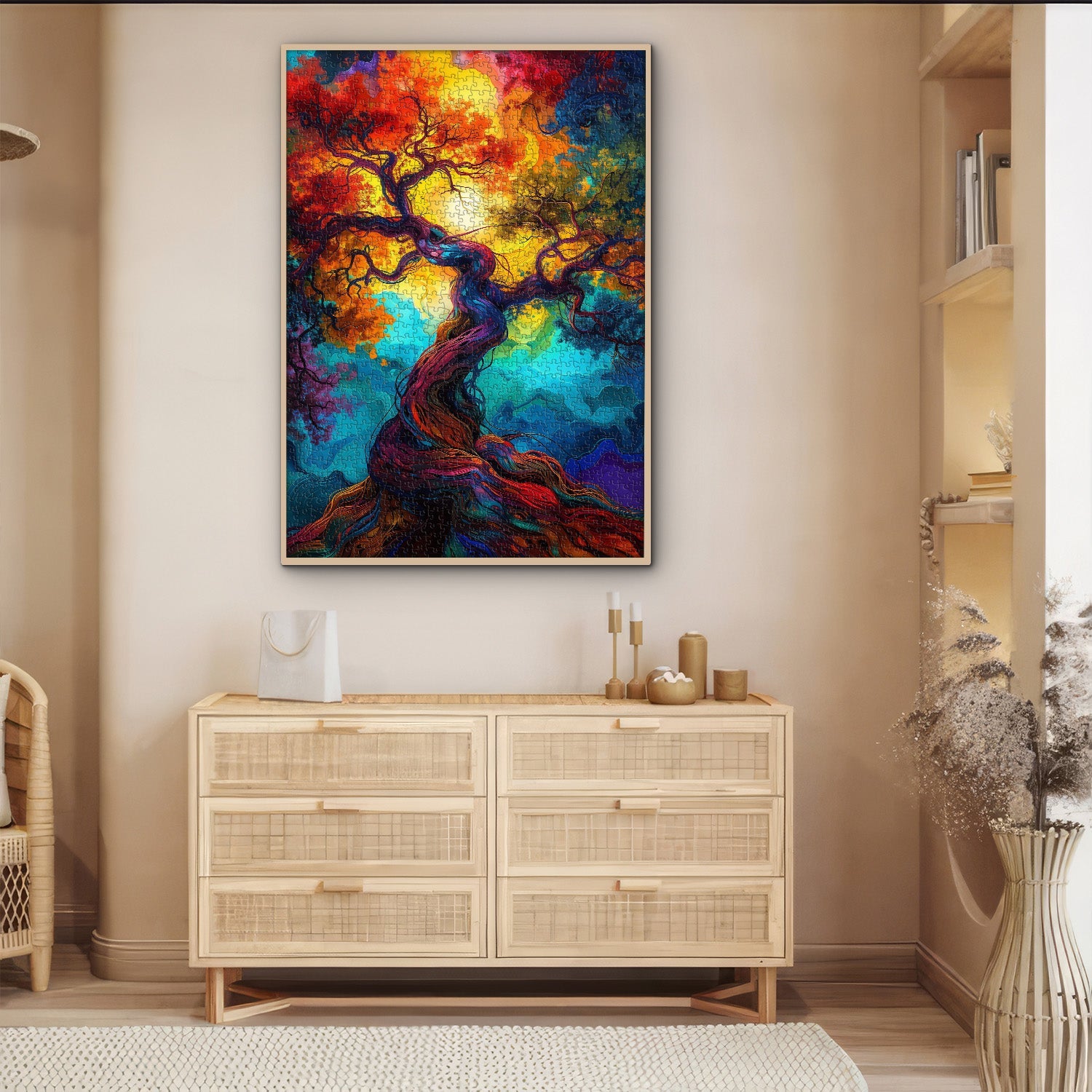Colorful Tree Jigsaw Puzzle 1000 Piece