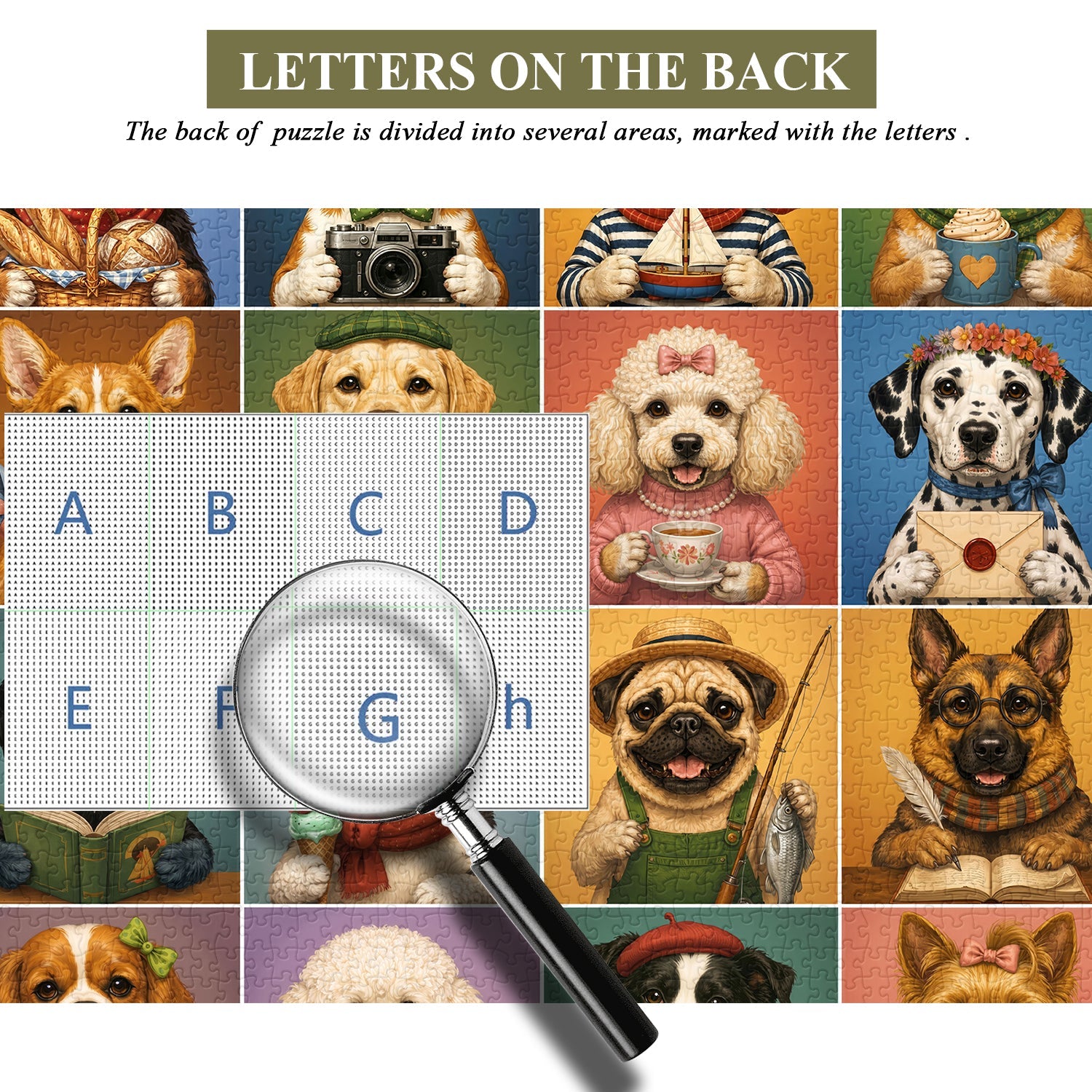 Puppy Gallery Jigsaw Puzzle 1000 Piece