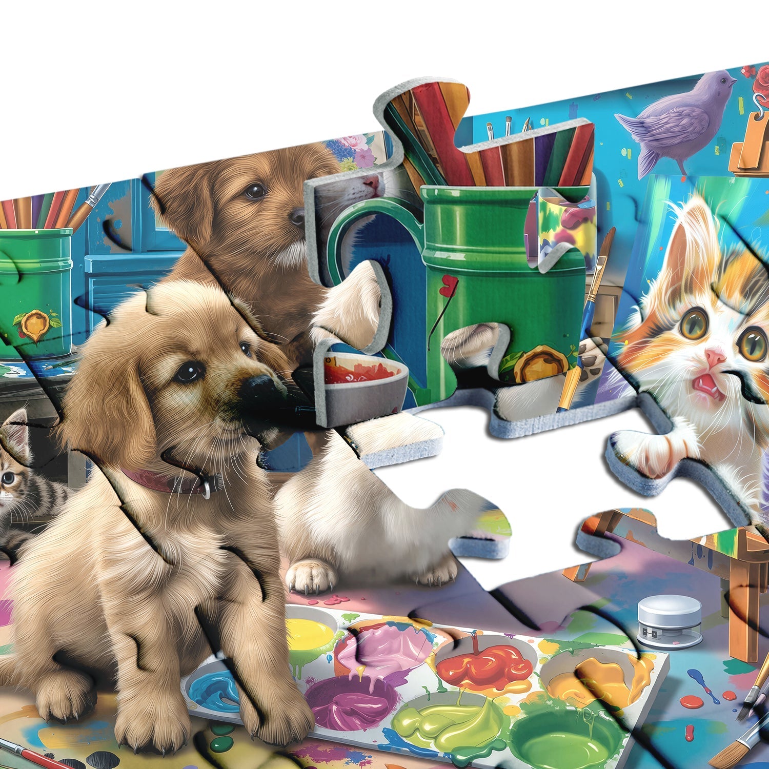 Cute Pet Art StudioJigsaw Puzzle 1000 Pieces