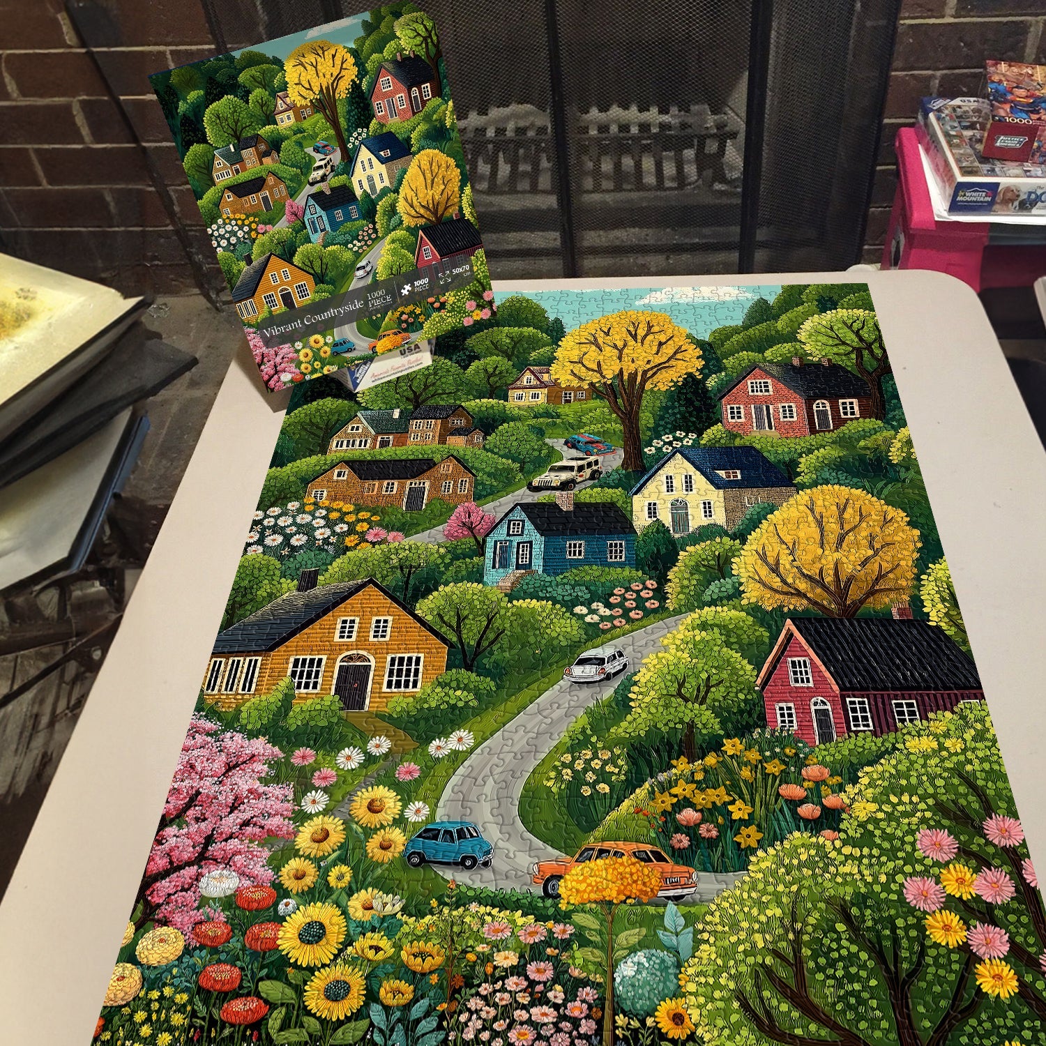 Vibrant Countryside Jigsaw Puzzle 1000 Pieces