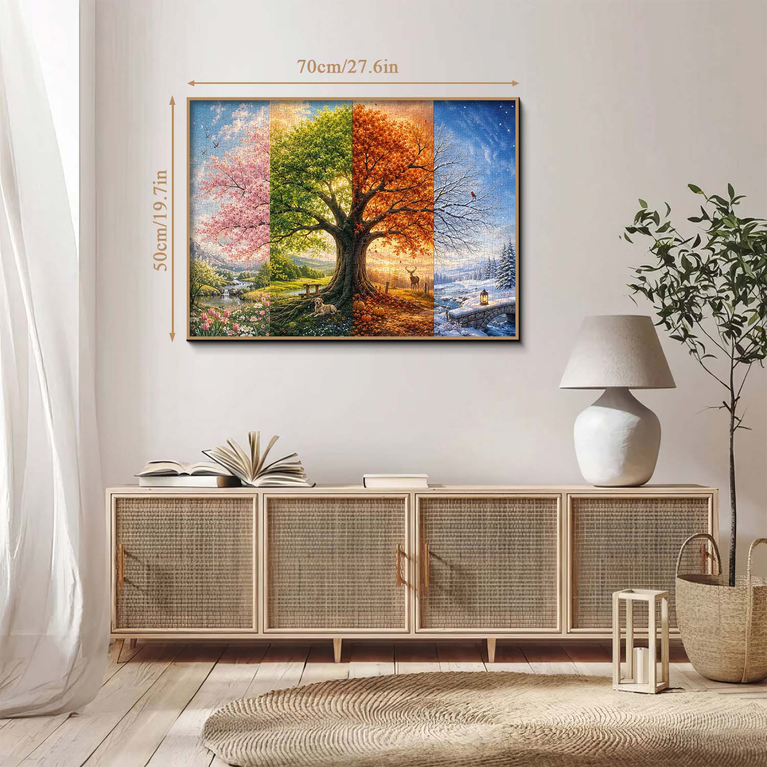 Four-Season Tree Jigsaw Puzzle 1000 Piece