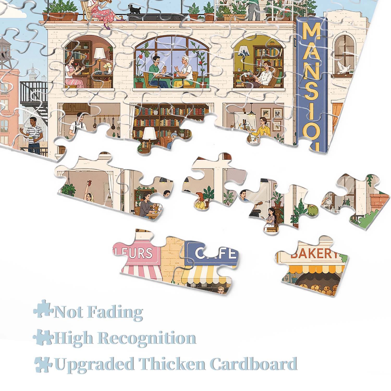 City Mansion Jigsaw Puzzle 1000 Piece