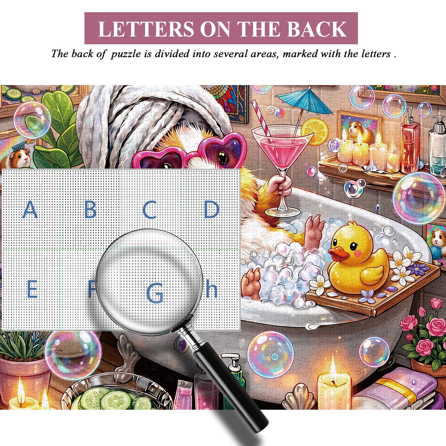 Bathing Guinea Pig Jigsaw Puzzle 1000 Pieces