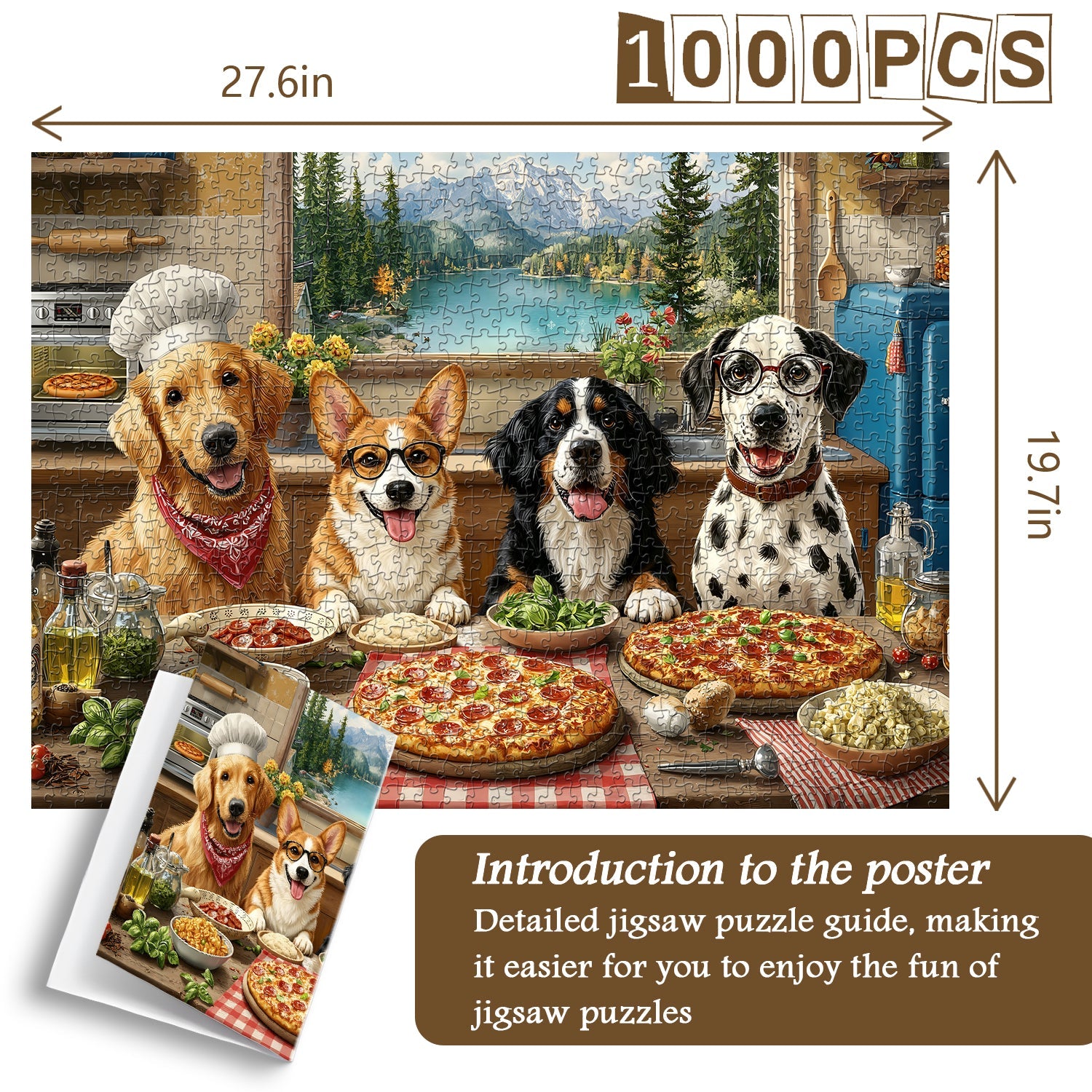 Lakeside Pizza Crew Jigsaw Puzzle 1000 Piece