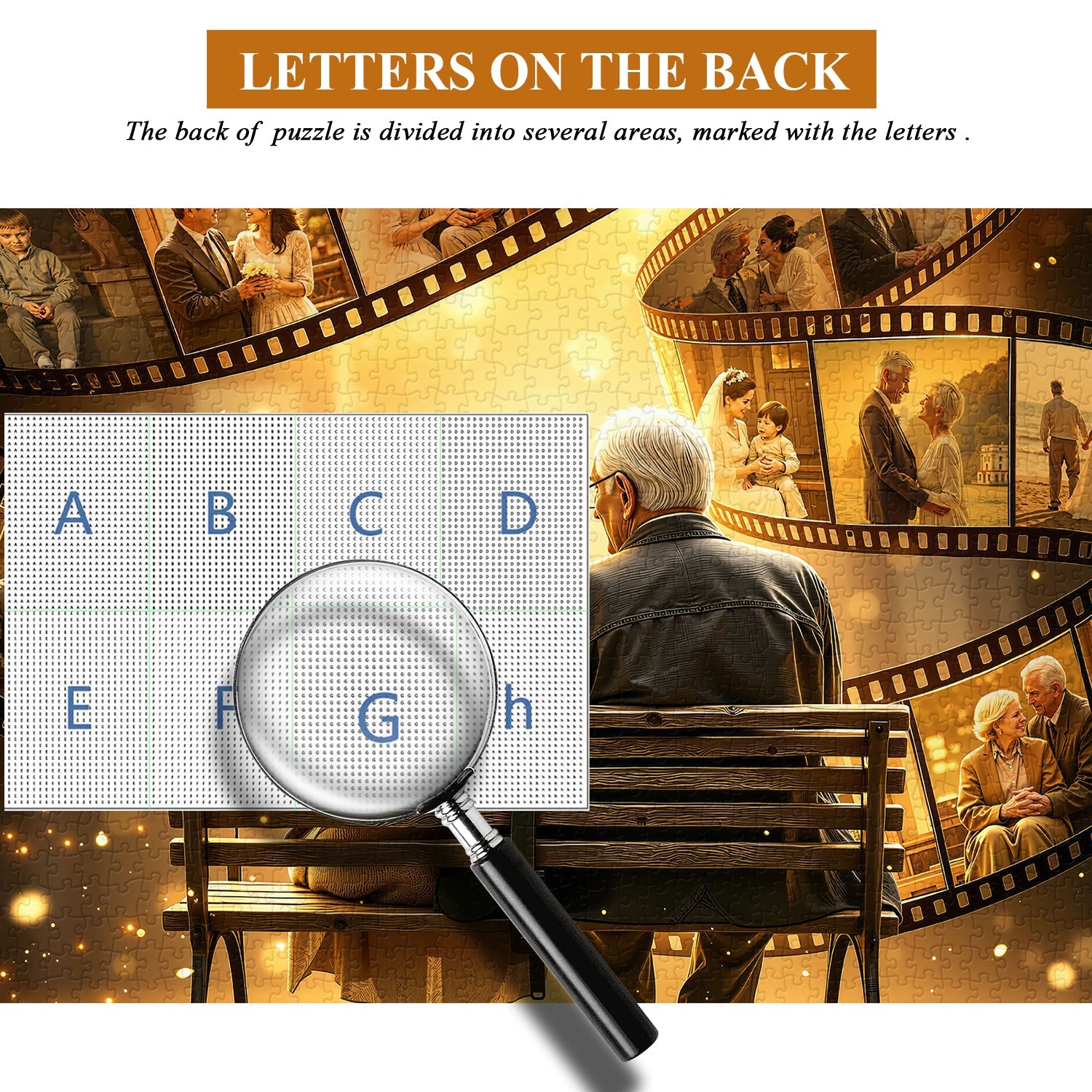 Love in the Filmstrip Jigsaw Puzzle 1000 Pieces