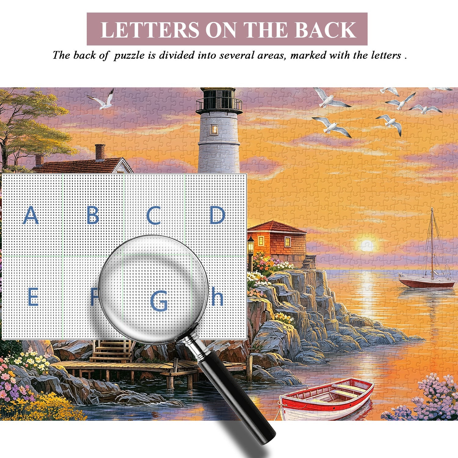 Lighthouse Cove Jigsaw Puzzle 1000 Pieces