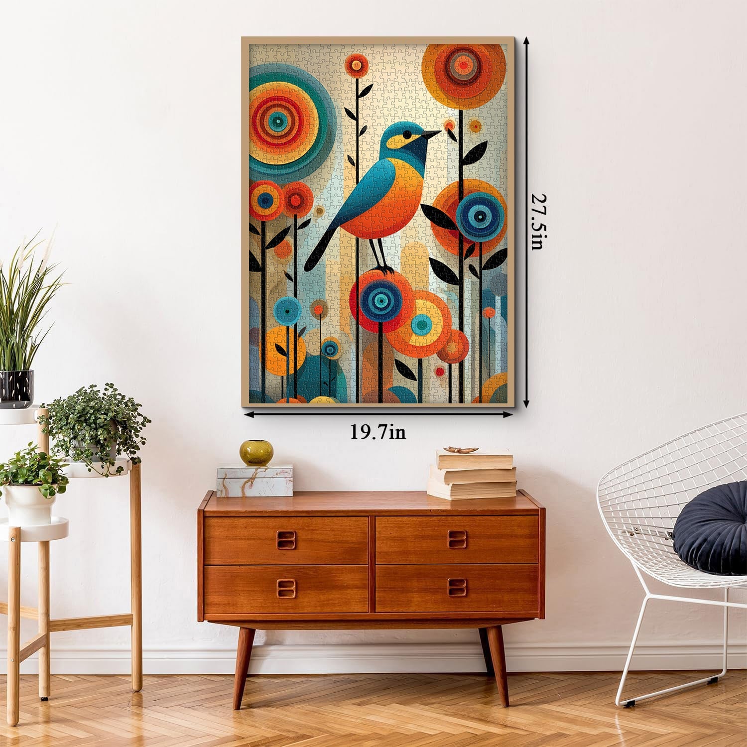 Geometric Bird Jigsaw Puzzle 1000 Pieces