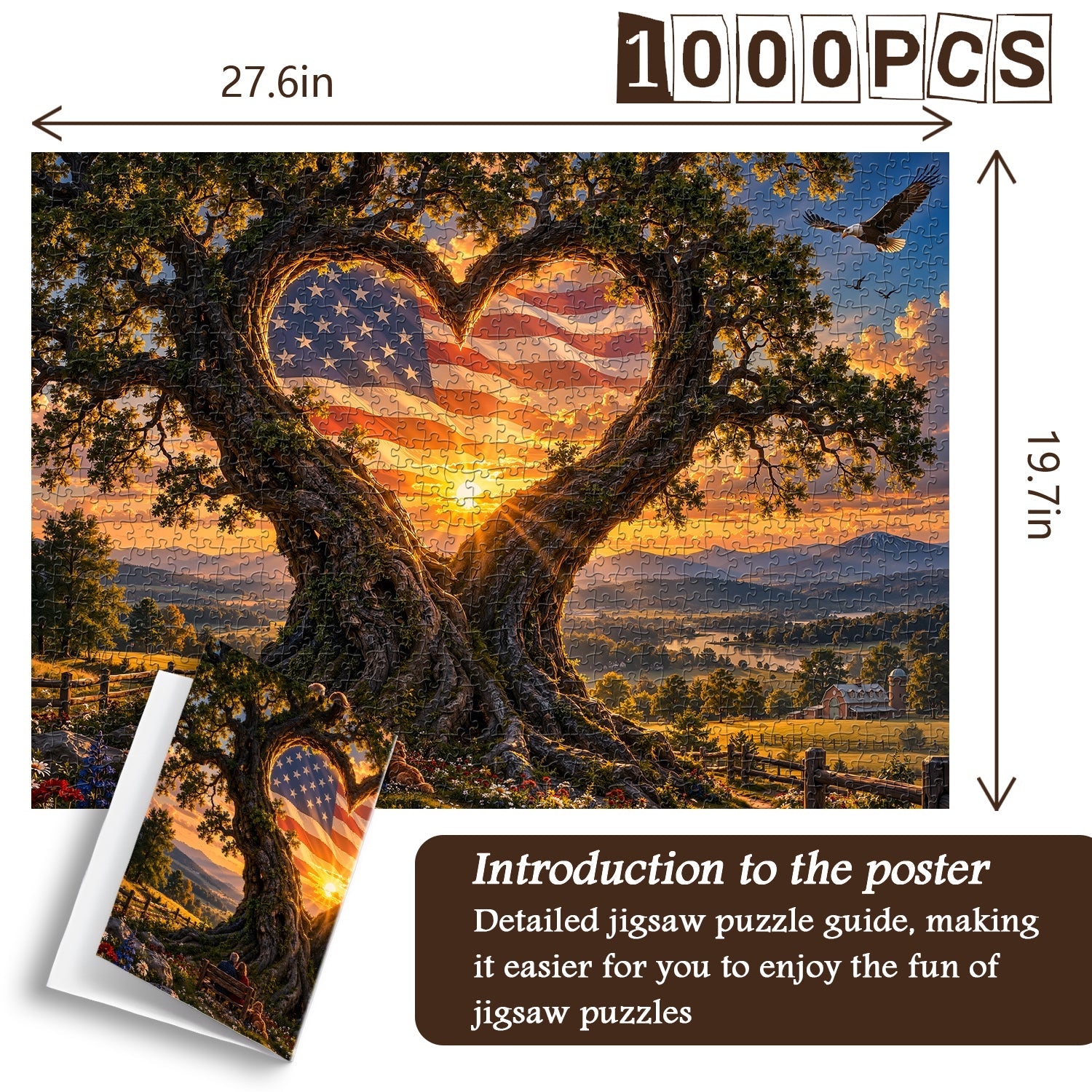 Where Love Meets Freedom Jigsaw Puzzle 1000 Pieces