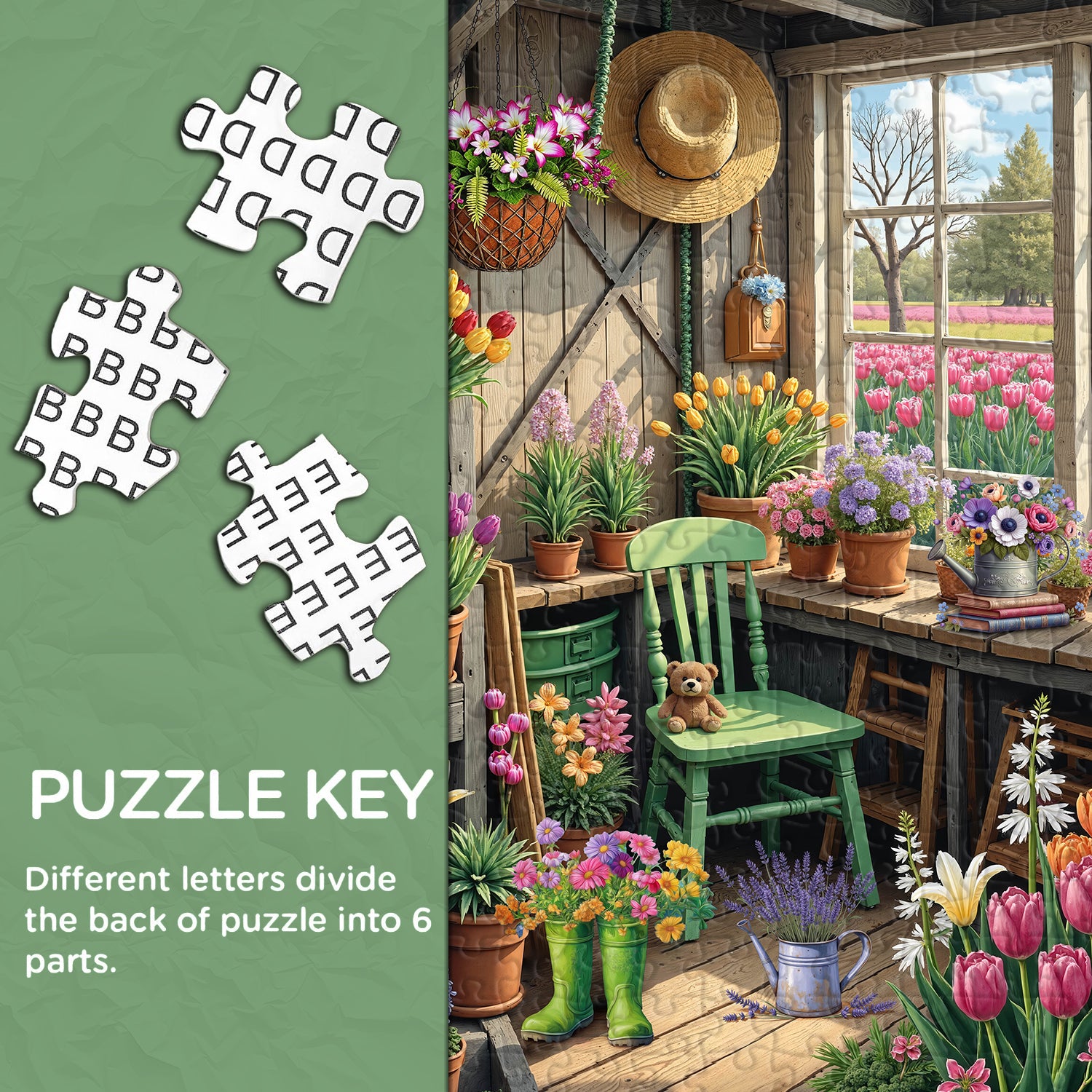 Gardener Flower Room Jigsaw Puzzle 1000 Pieces