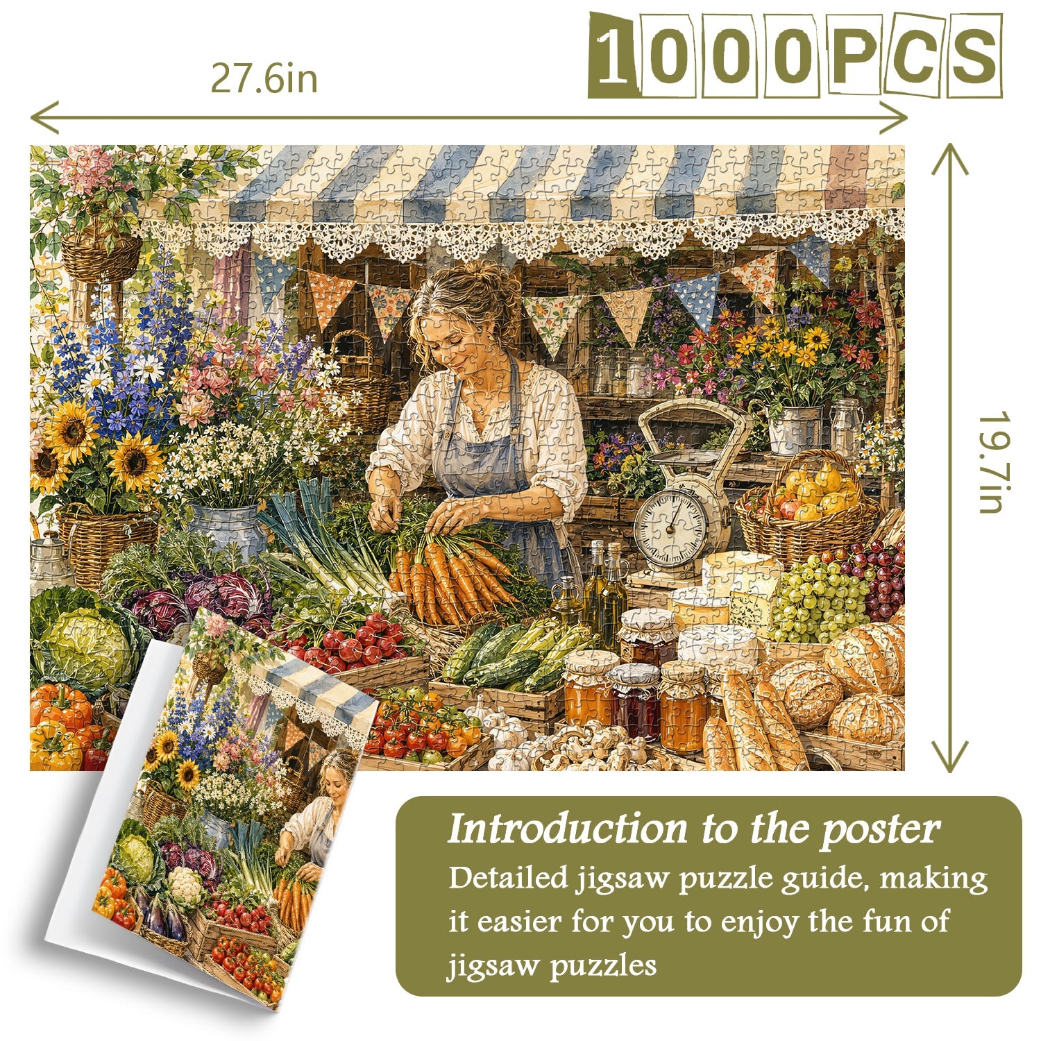 Harvest Stall Jigsaw Puzzle 1000 Piece