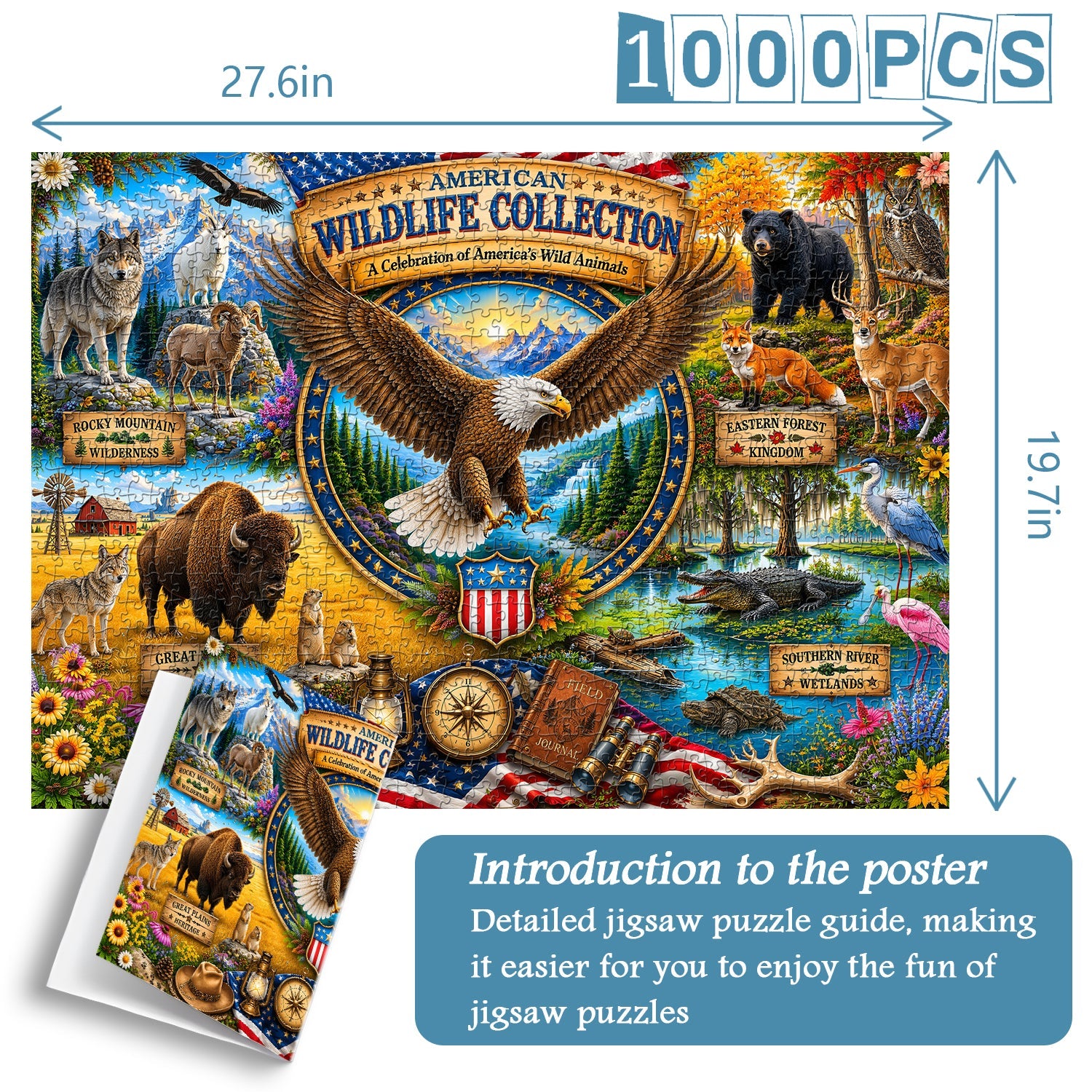 Wilderness Collection Jigsaw Puzzle 1000 Pieces