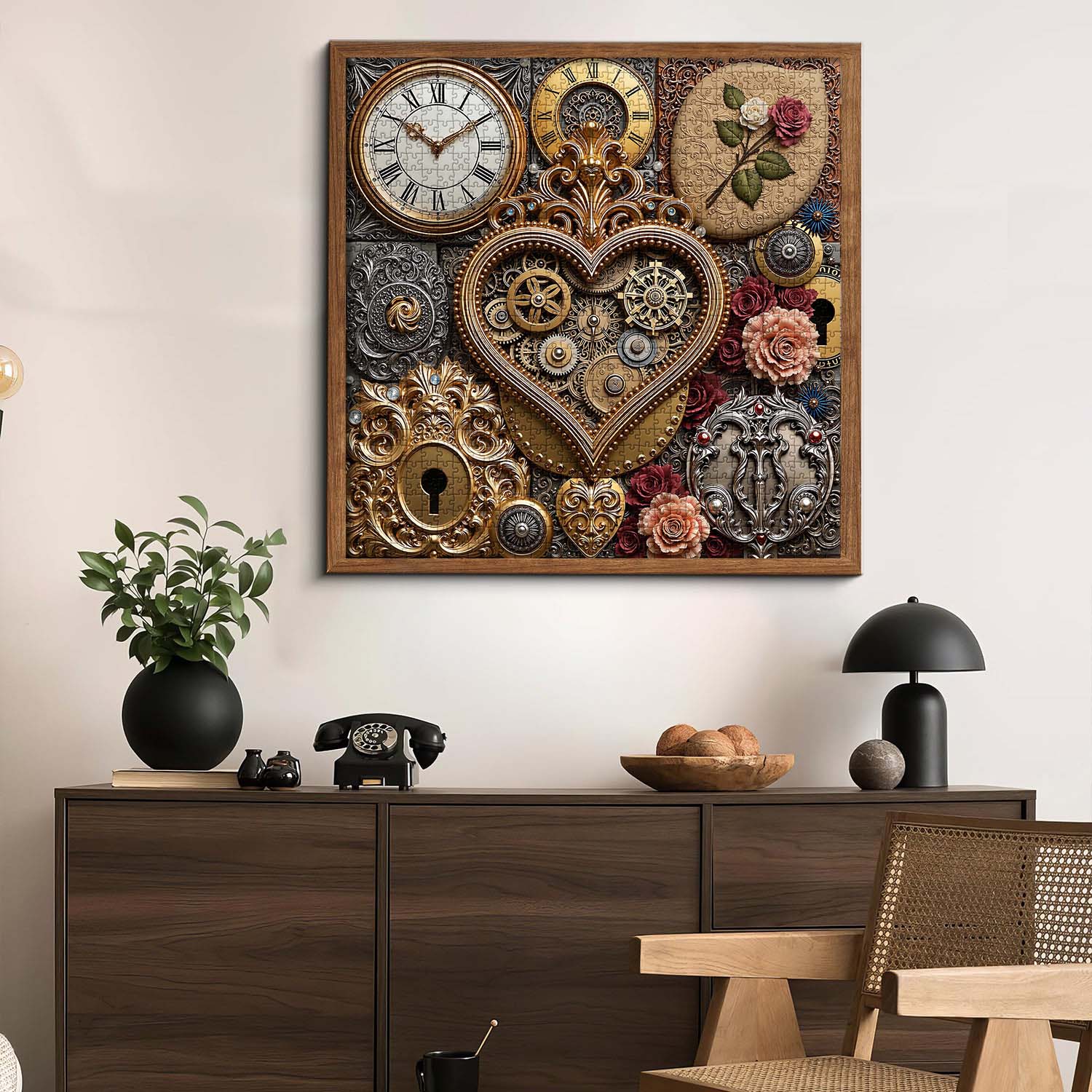 Clockwork Heart Jigsaw Puzzle 1000 Piece