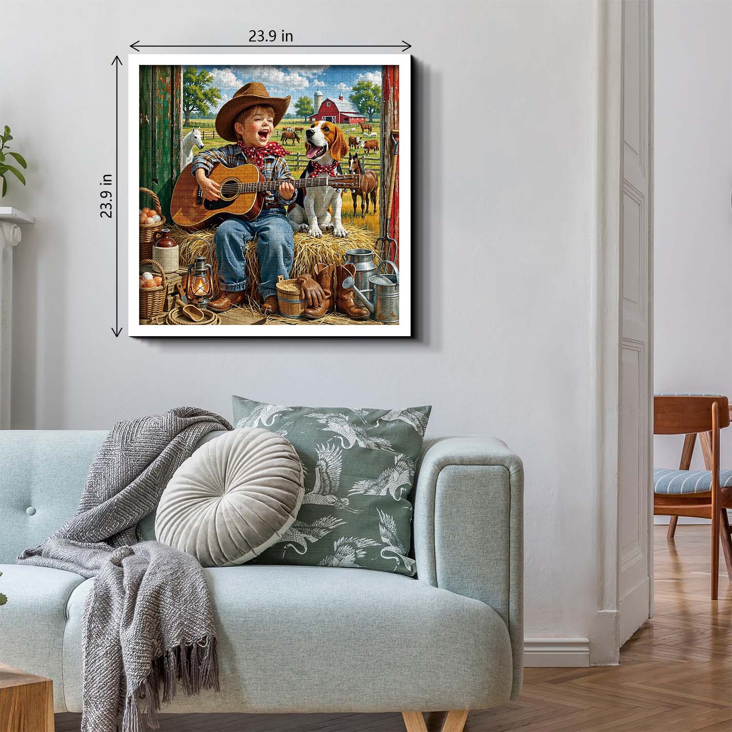 Cowboy Strums Jigsaw Puzzle 1000 Piece