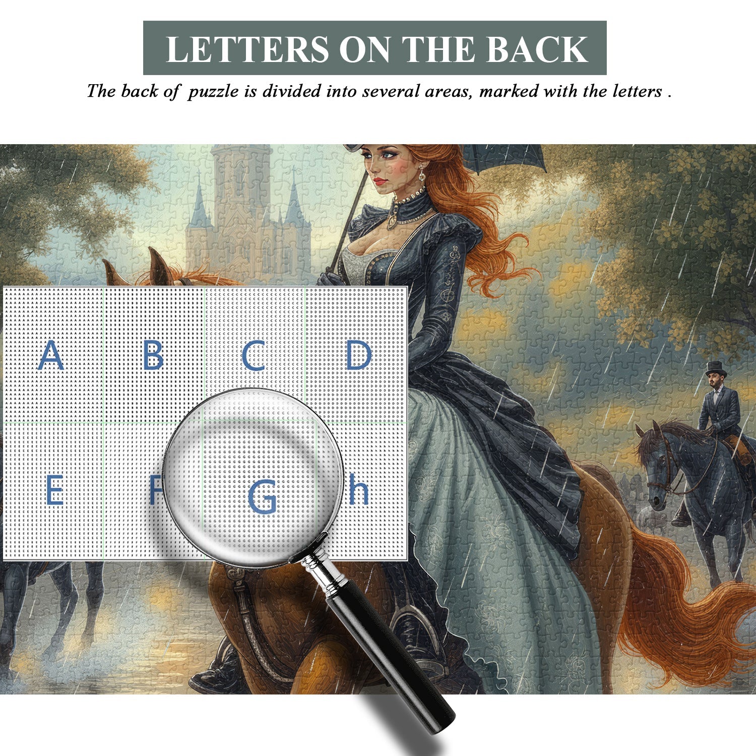 The Lady in the Rain Jigsaw Puzzle 1000 Pieces