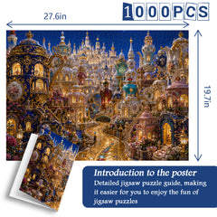 Porcelain Fantasy City Jigsaw Puzzle 1000 Piece