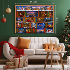 Christmas Book Nook Jigsaw Puzzle 1000 Piece