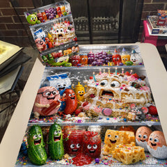 Refrigerator Food Party Jigsaw Puzzle 1000 Pieces
