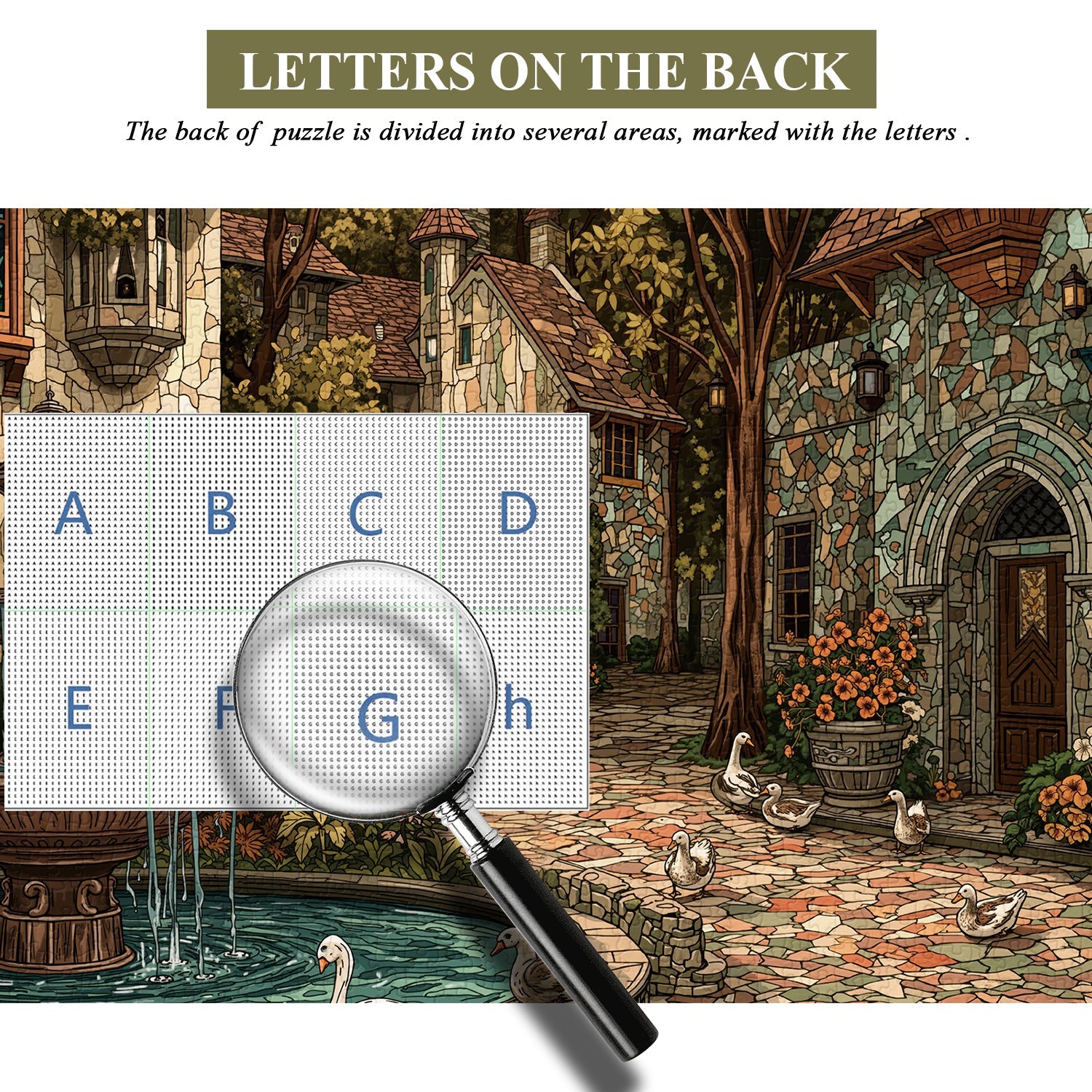 Serene Fountain Jigsaw Puzzle 1000 Pieces