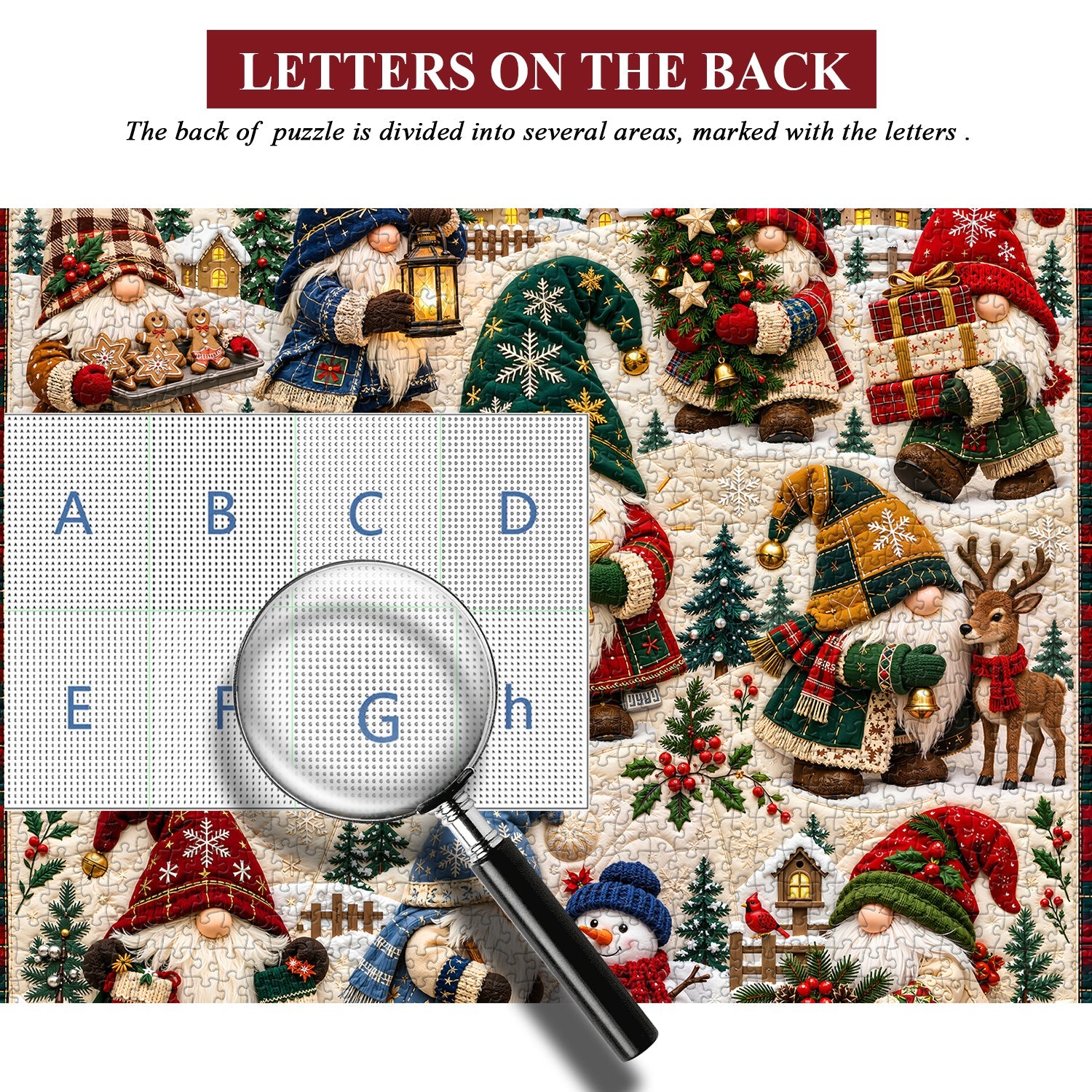 Winter Gnomes Gathering Jigsaw Puzzle 1000 Pieces