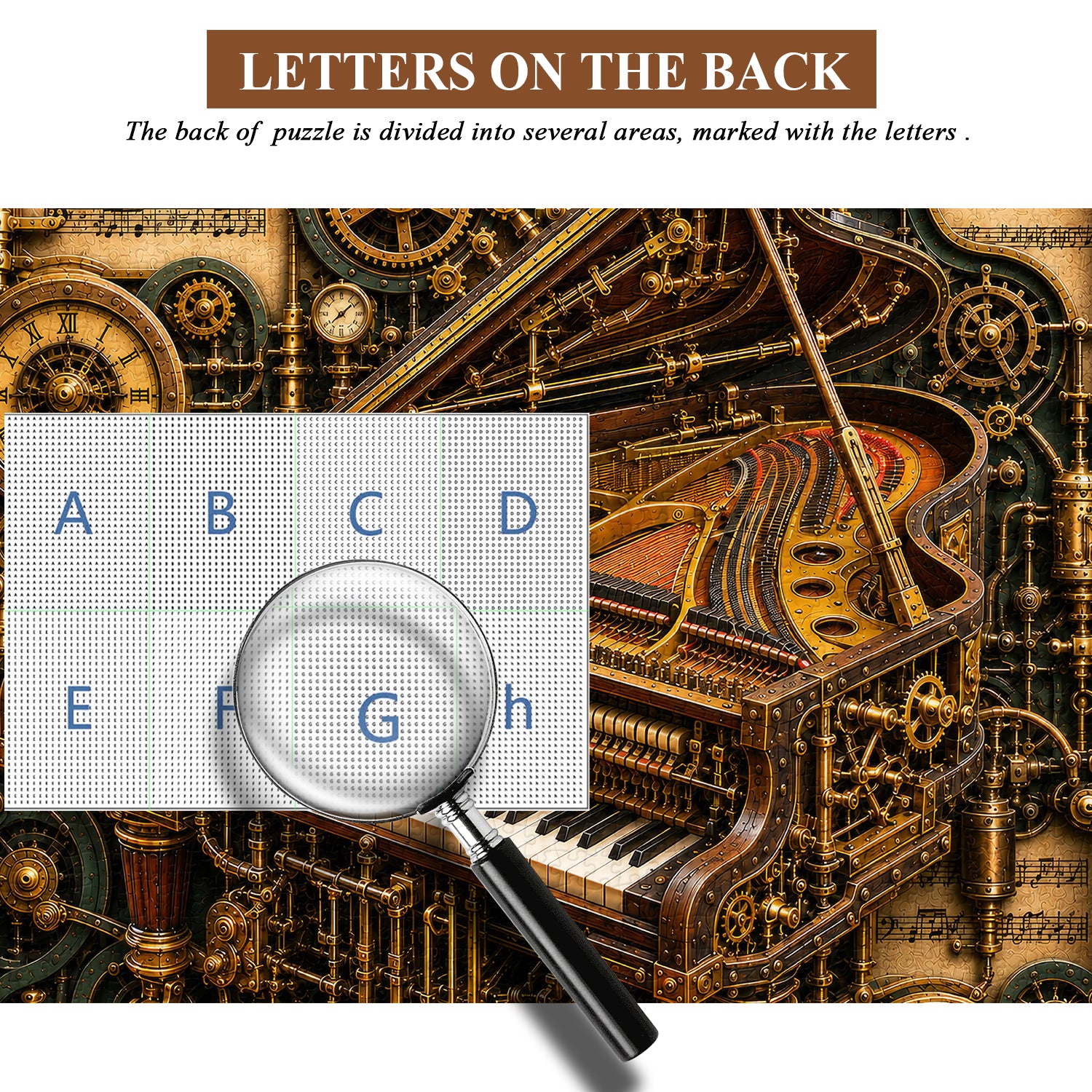 Clockwork Piano Jigsaw Puzzle 1000 Pieces