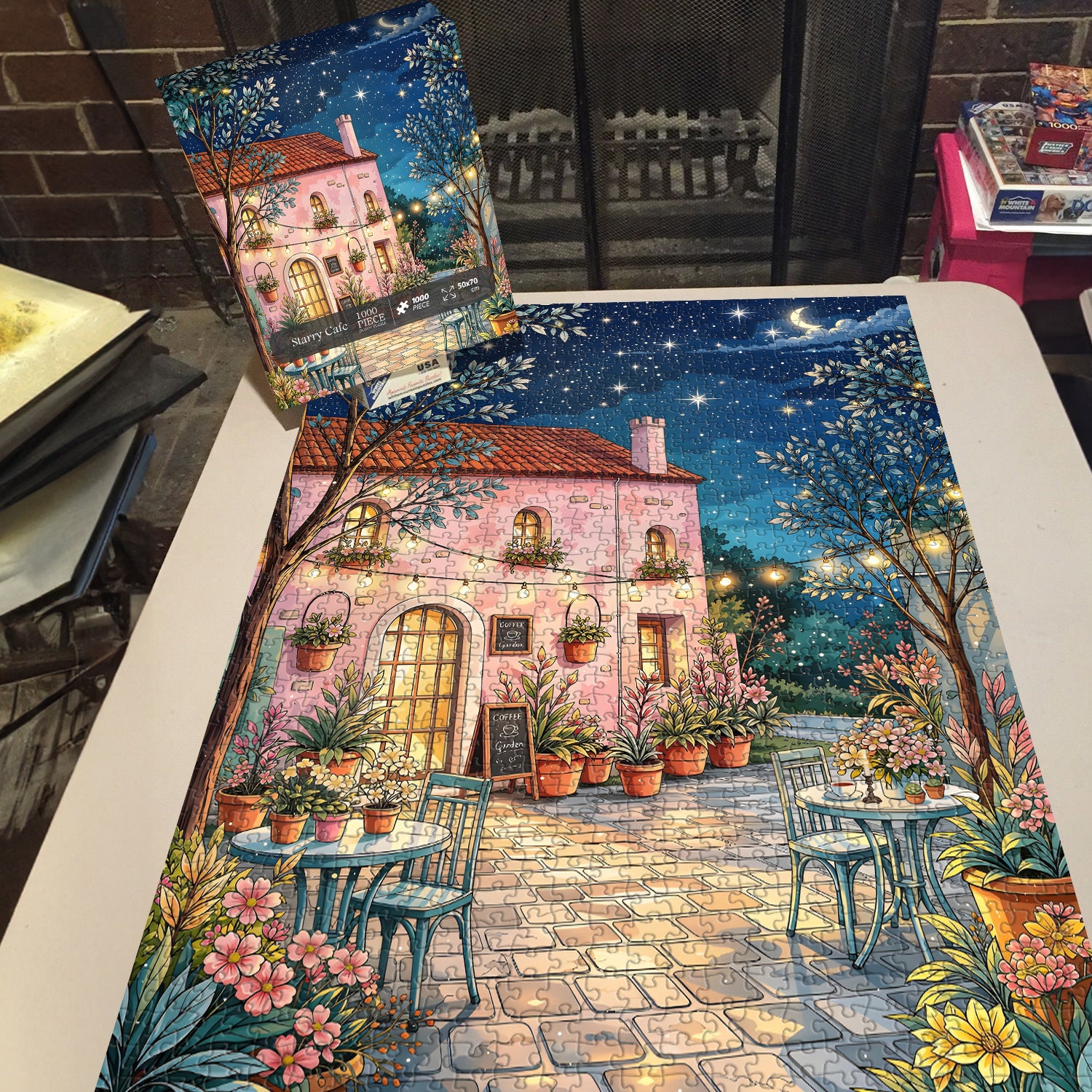 Starry Cafe Jigsaw Puzzle 1000 Piece