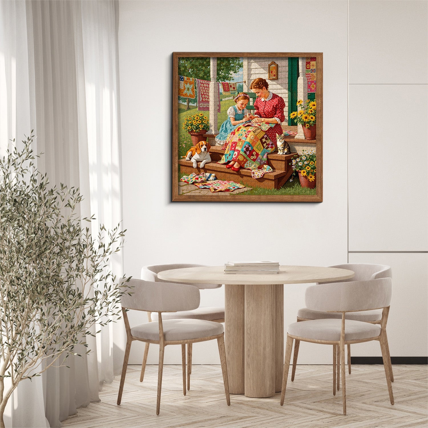 Porch Craft Time Jigsaw Puzzle 1000 Pieces