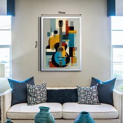Modern Art Guitar Jigsaw Puzzle 1000 Pieces