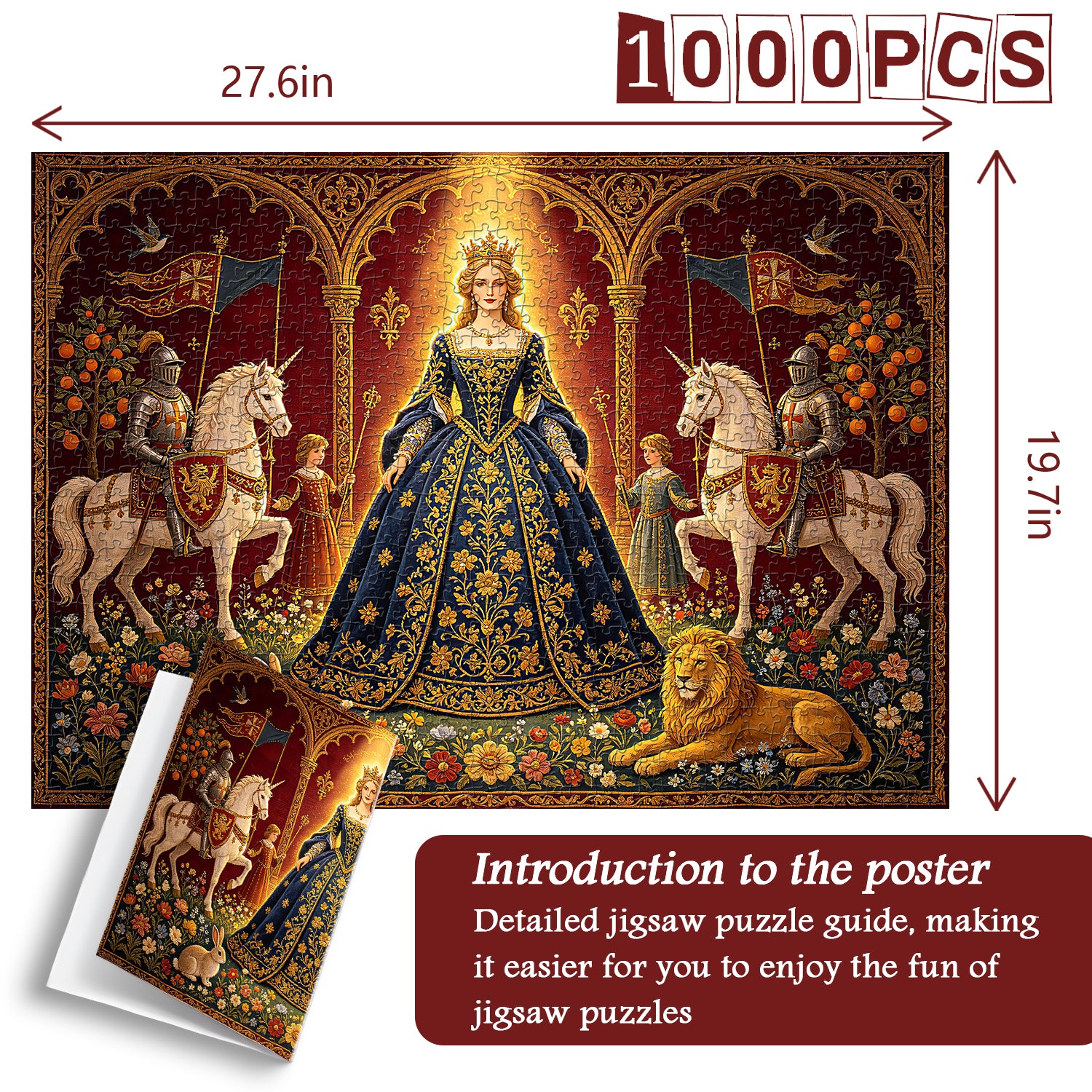 Royal Medieval Radiance Jigsaw Puzzle 1000 Piece