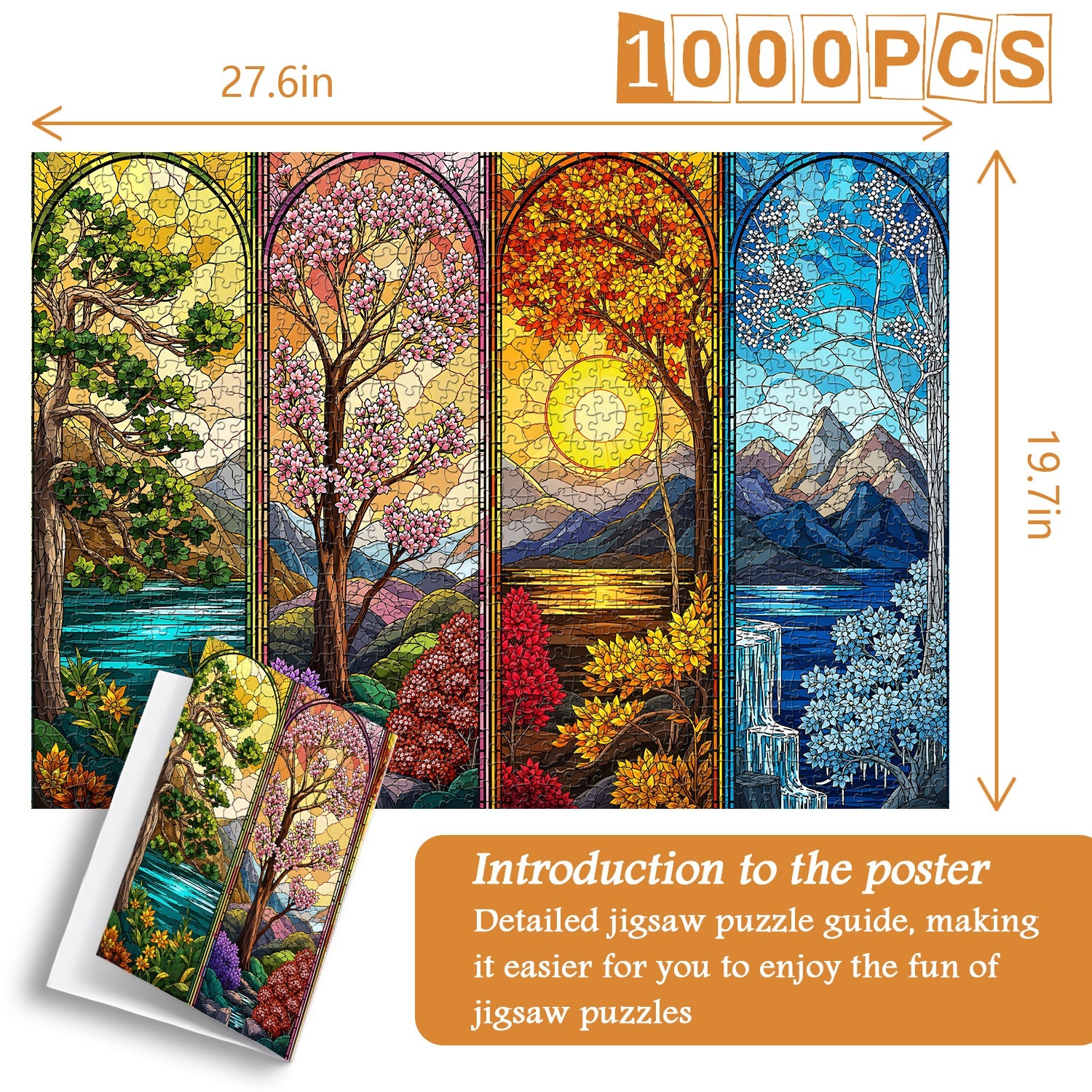 Seasonal Panels Jigsaw Puzzle 1000 Piece
