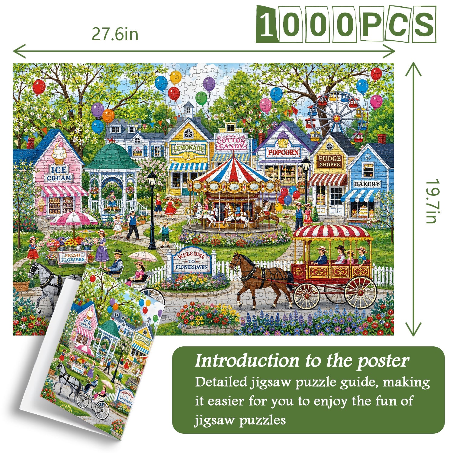 Vibrant Fair Jigsaw Puzzle 1000 Piece
