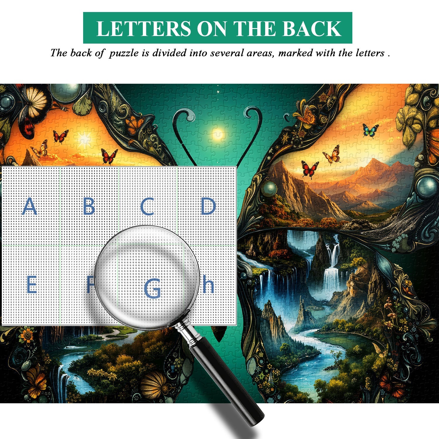 Puzzle 1000 pièces Wings of Landscapes