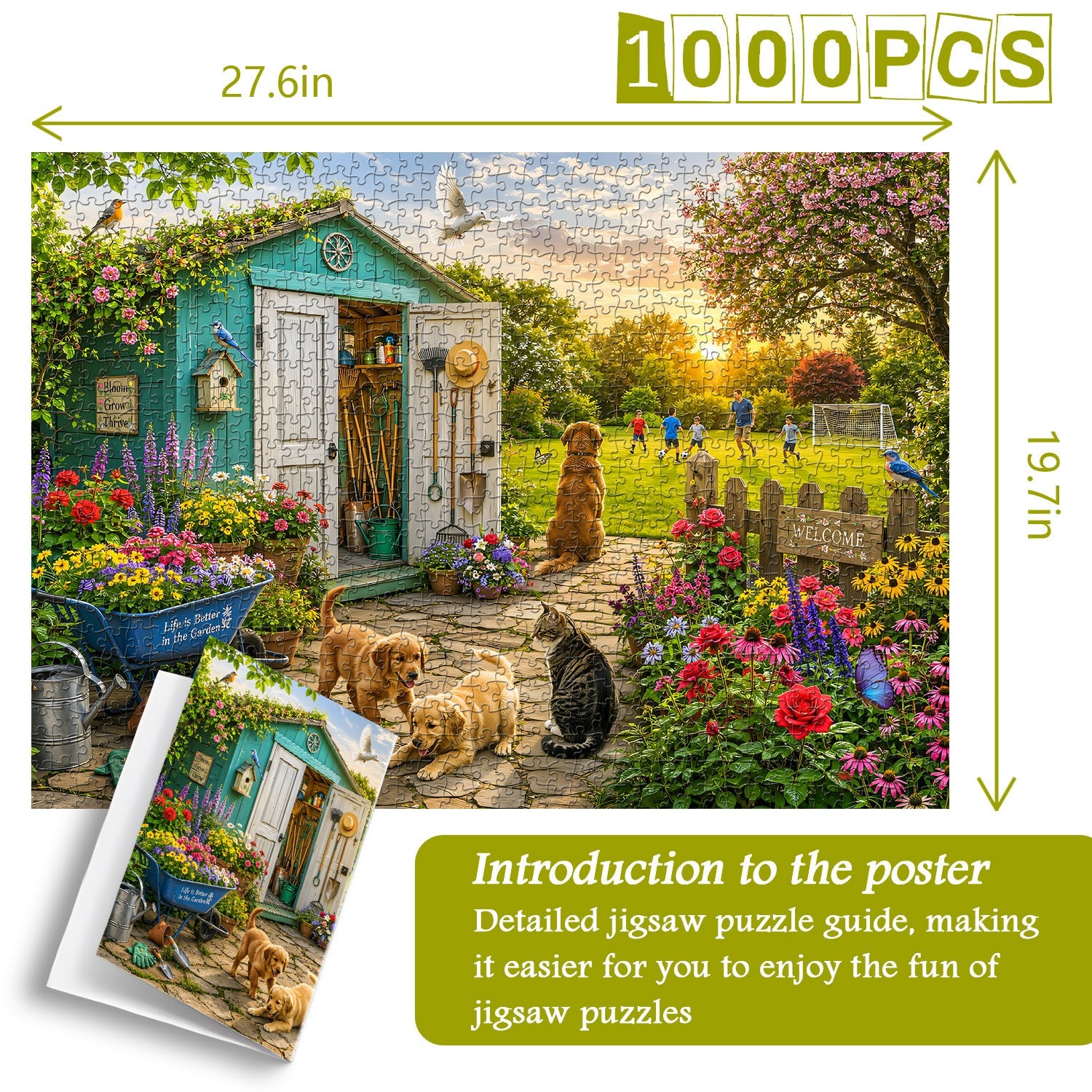 Backyard Joy Jigsaw Puzzle 1000 Piece