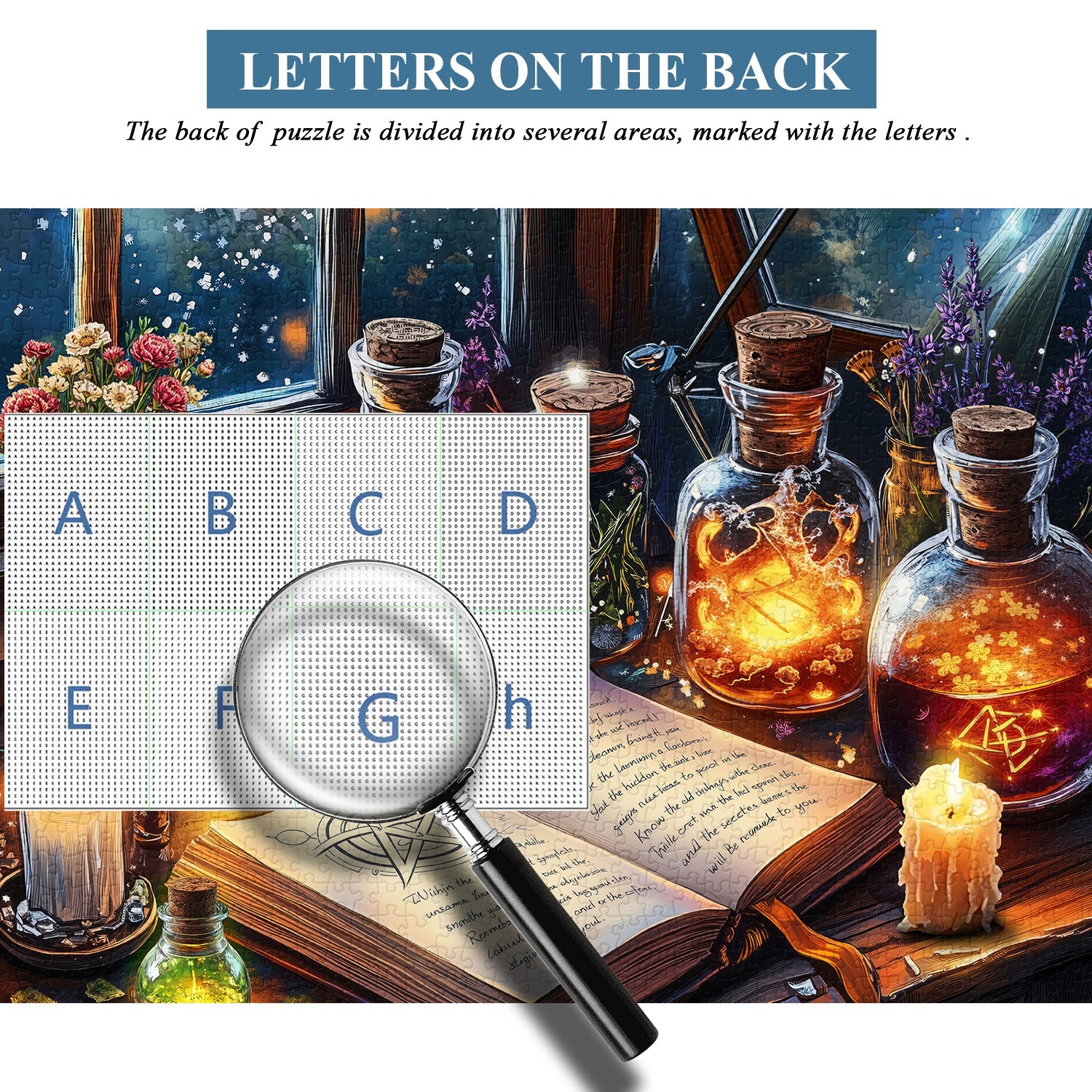 Puzzle de nuit sorcier - 1000 pièces