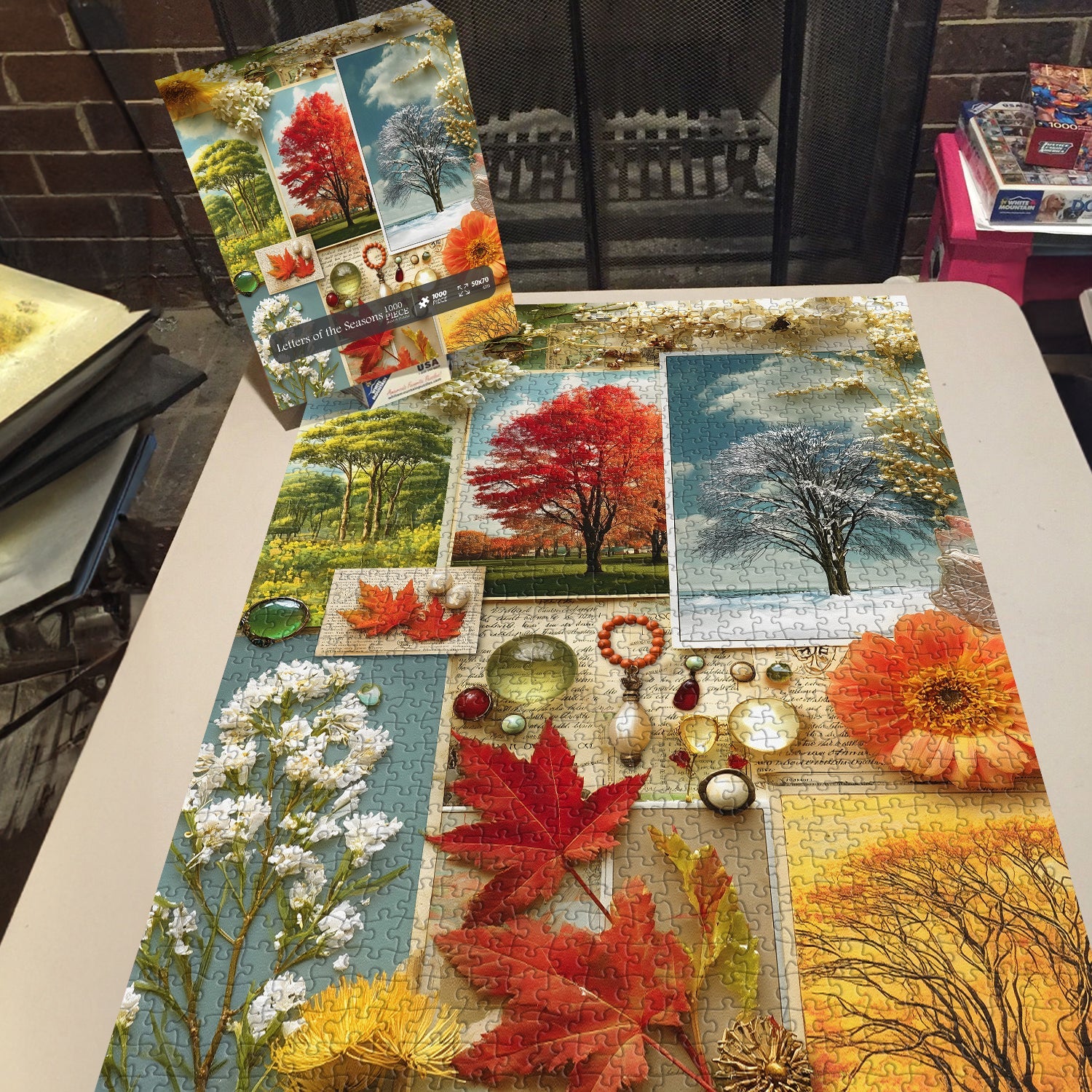 Letters of the Seasons Jigsaw Puzzle 1000 Pieces